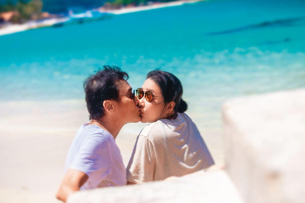 梁家輝的太太江嘉年因發福被揶揄，梁家輝心疼駁斥。（翻攝自翻攝自梁穎晨IG）