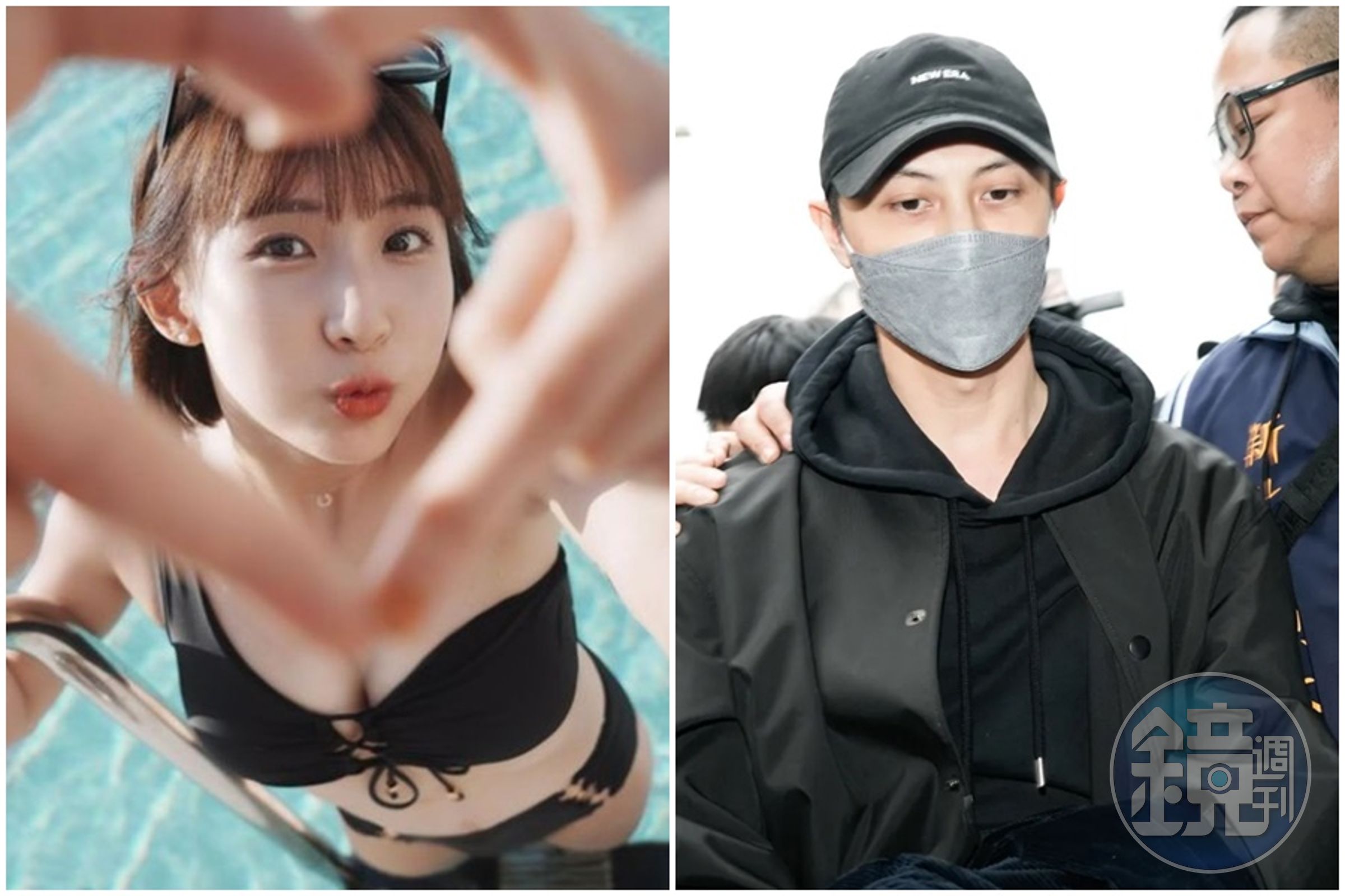 啦啦隊女神粿粿婚內出軌王子。（翻攝自粿粿IG、本刊資料照）