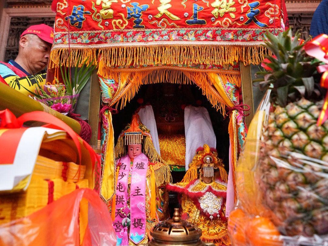 今年的媽祖誕辰為國曆的5月9日（農曆3月23日），各地廟宇陸續展開慶祝活動。（翻攝自白沙屯拱天宮臉書）