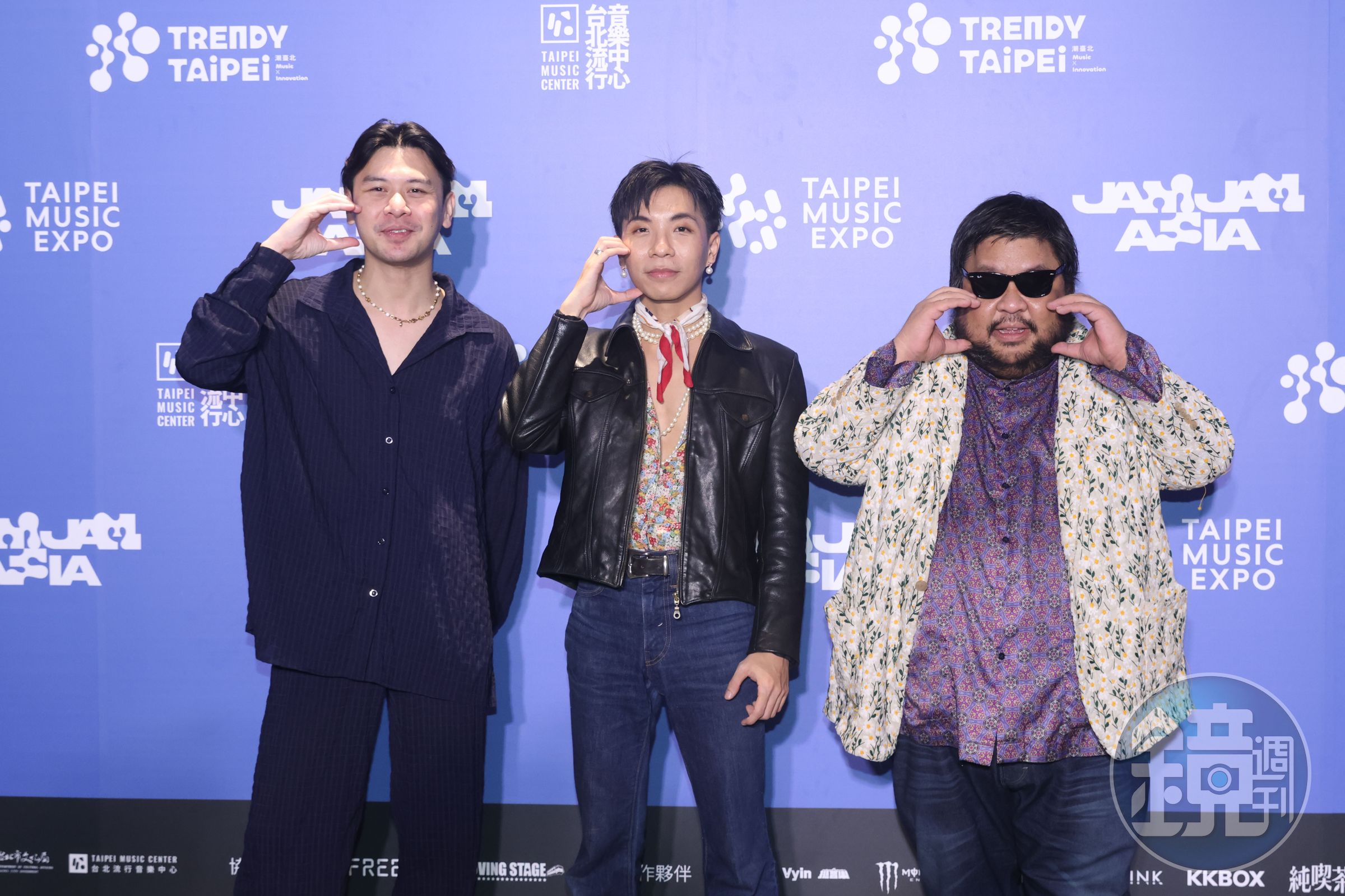 泰國樂團Polycat首次來台表演,與台灣媒體互動笑聲不斷。