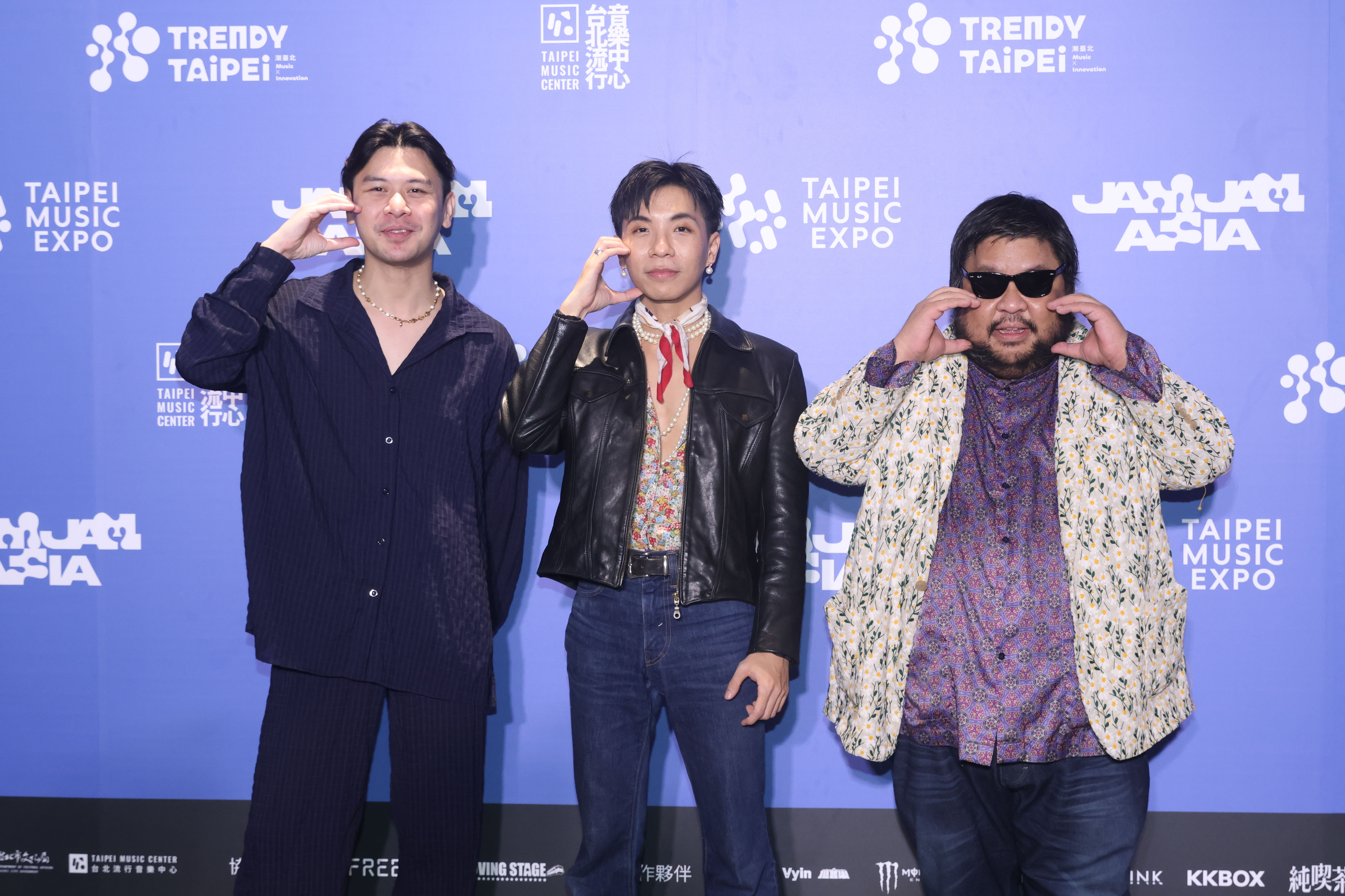 泰國樂團Polycat首次來台表演，與台灣媒體互動笑聲不斷。