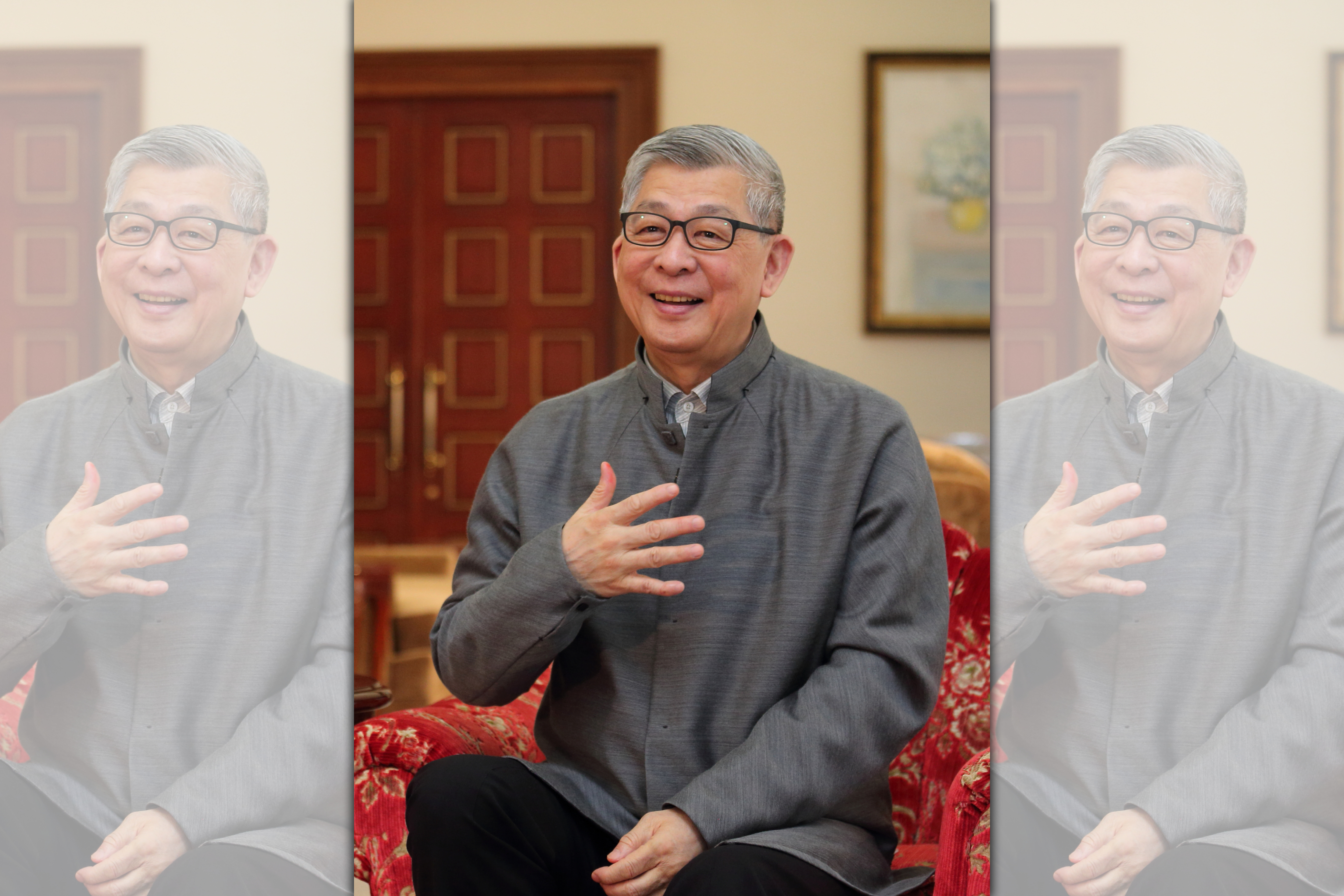 國泰金董座蔡宏圖說，展望金龍年關注生成式AI、超高齡社會、氣候變遷等議題。（國泰金提供）