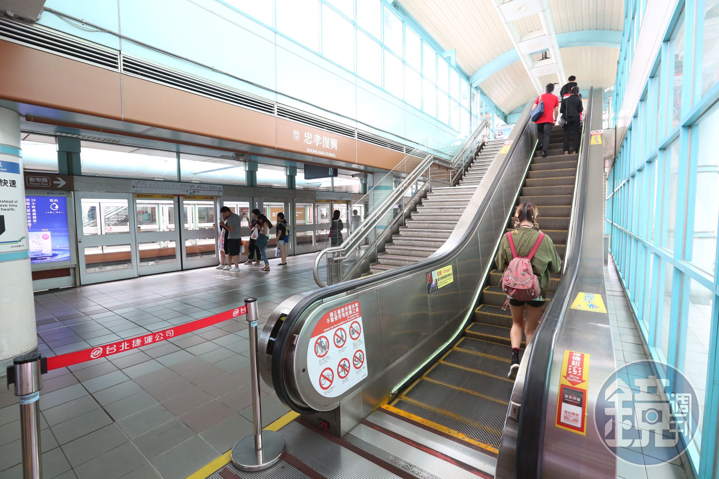 因風速達停駛標準,北捷文湖線、高架平面路段(圓山站至淡水站、新北投站、小碧潭站)今日停止營運。(本刊資料照)