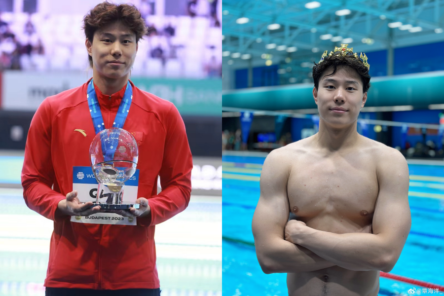 「中國蛙王」覃海洋被報出軌、嫖娼等醜聞形象翻車，不過工作室出面闢謠。（翻攝自覃海洋微博）