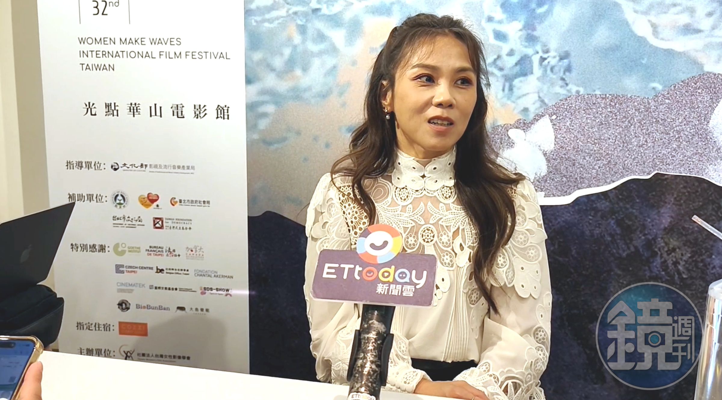 媒體拱蔡健雅斜槓當演員，她堅拒並開玩笑要媒體「閉嘴」。