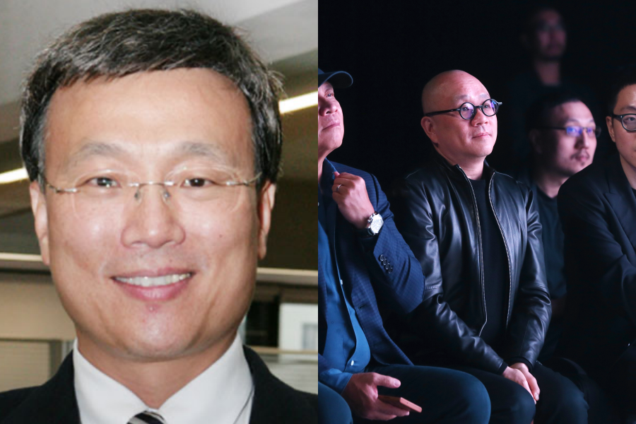 Gogoro高層大換血，潤泰集團法務長曾達夢（左）掌董事長，陸學森（右）自此退出Gogoro。（翻攝自潤雅生技官網、本刊資料照）