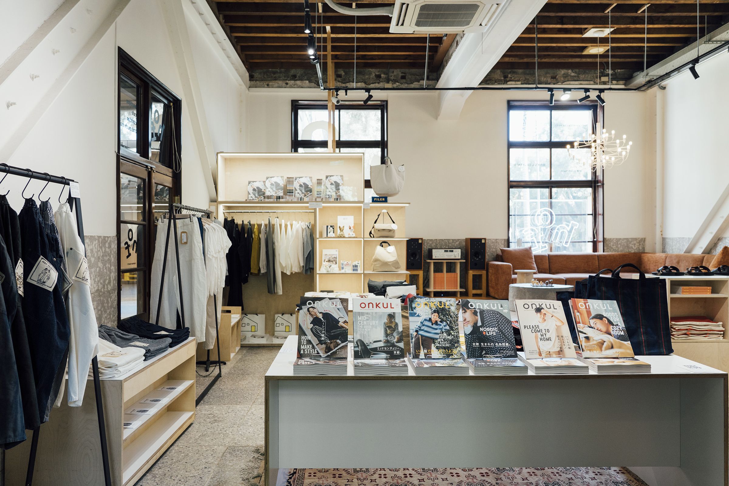 「ONKUL DAILY STORE in Taipei」期間限定選物店,從即日起至5月18日限定展開,集結多個日本優質品牌,橫跨服飾、藝術、咖啡及生活雜貨等領域。(EVERYDAY OBJECT提供)