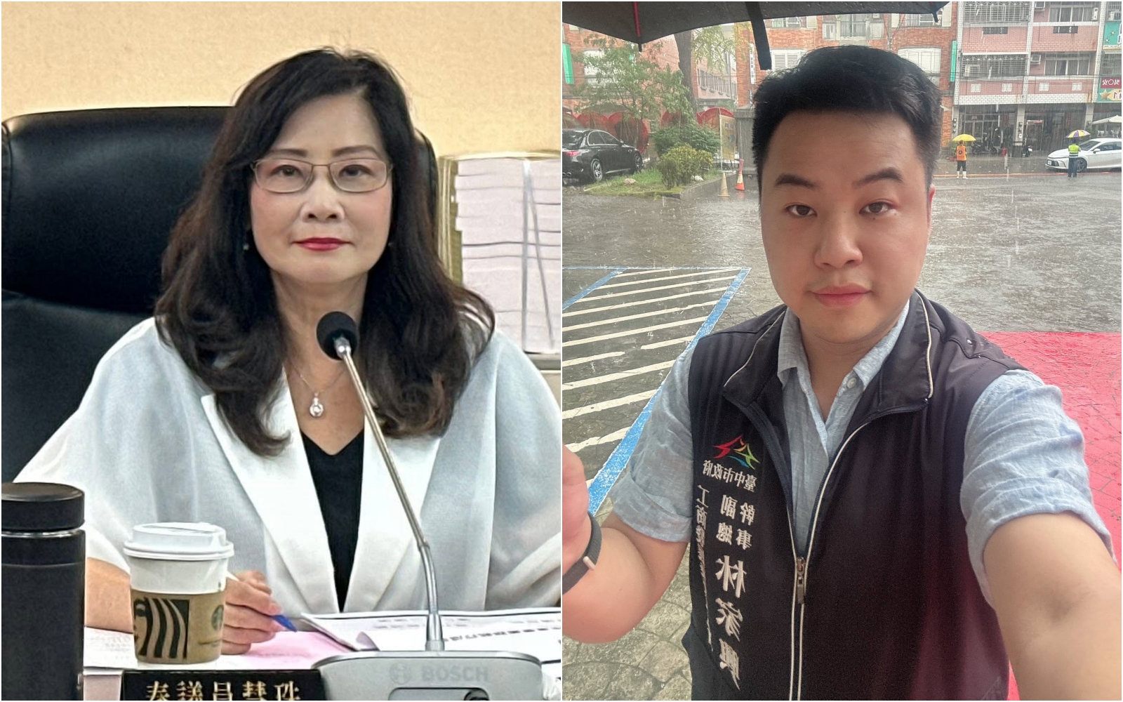 秦慧珠近日和粉專「政客爽」槓上，質疑背後主持的是某台中市府L姓人士，被影射的林家興則現身留言回擊。（翻攝自臉書）
