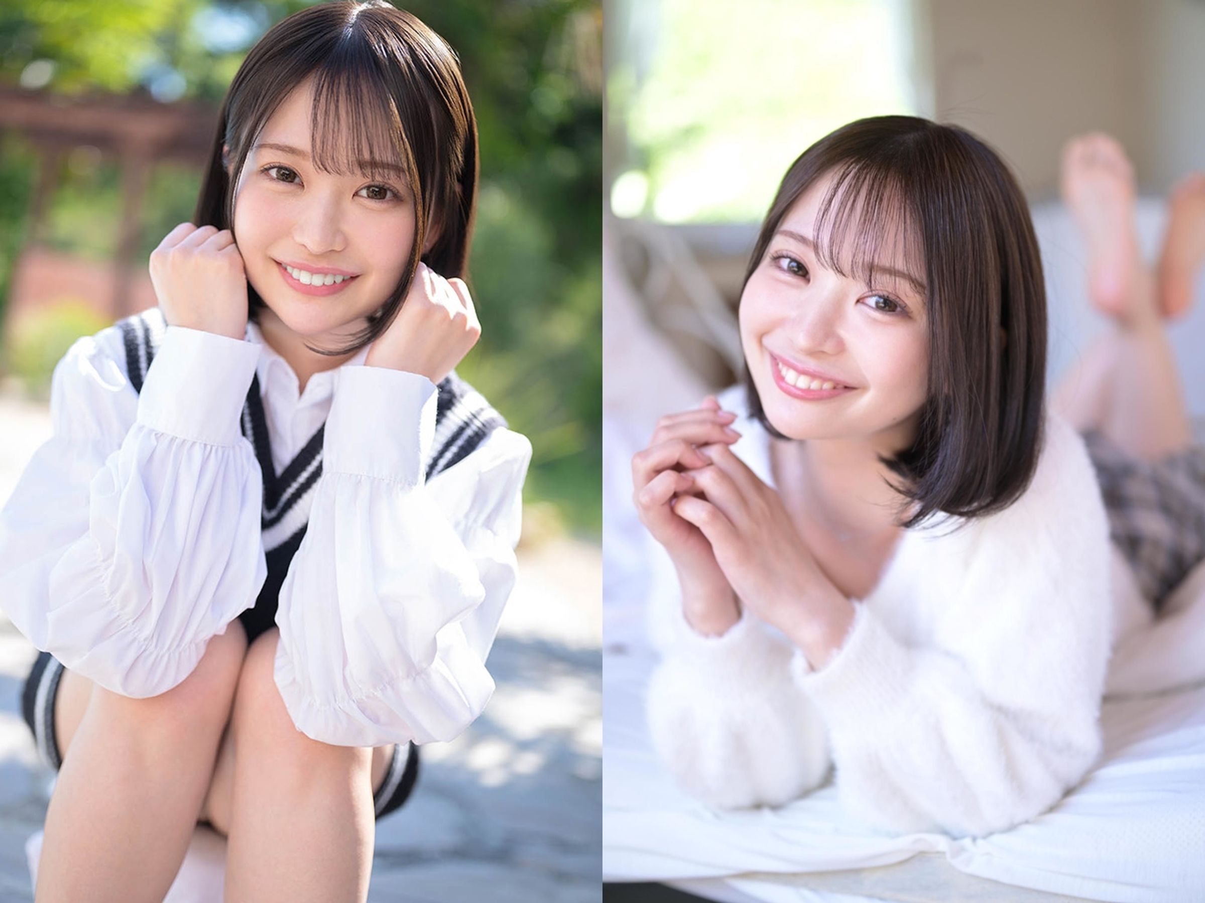 堀北桃愛曾參加「日本最可愛的學生」選拔,成功進入總決賽。(翻攝X@m17580400、@horikita_moa)
