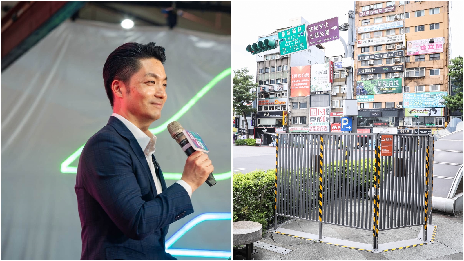 蔣萬安今日表示,願意虛心聆聽民眾建議並即刻改善。(翻攝自臉書@蔣萬安、鏡報鄒保祥)