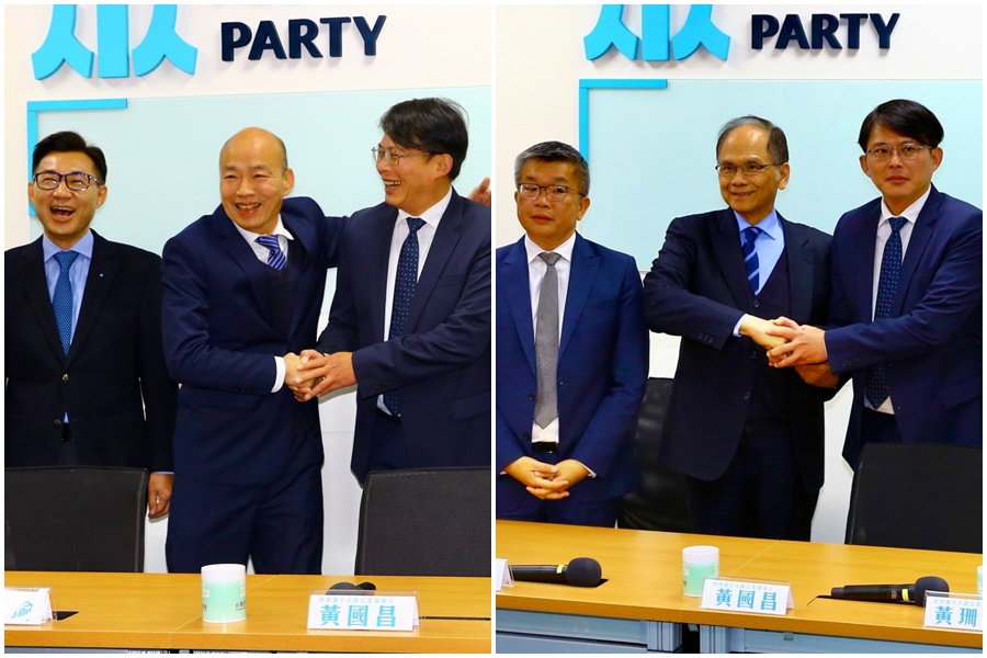 國民黨、民進黨今相繼拜會民眾黨團,媒體人黃暐瀚在臉書上點評「最大贏家是民眾黨」。