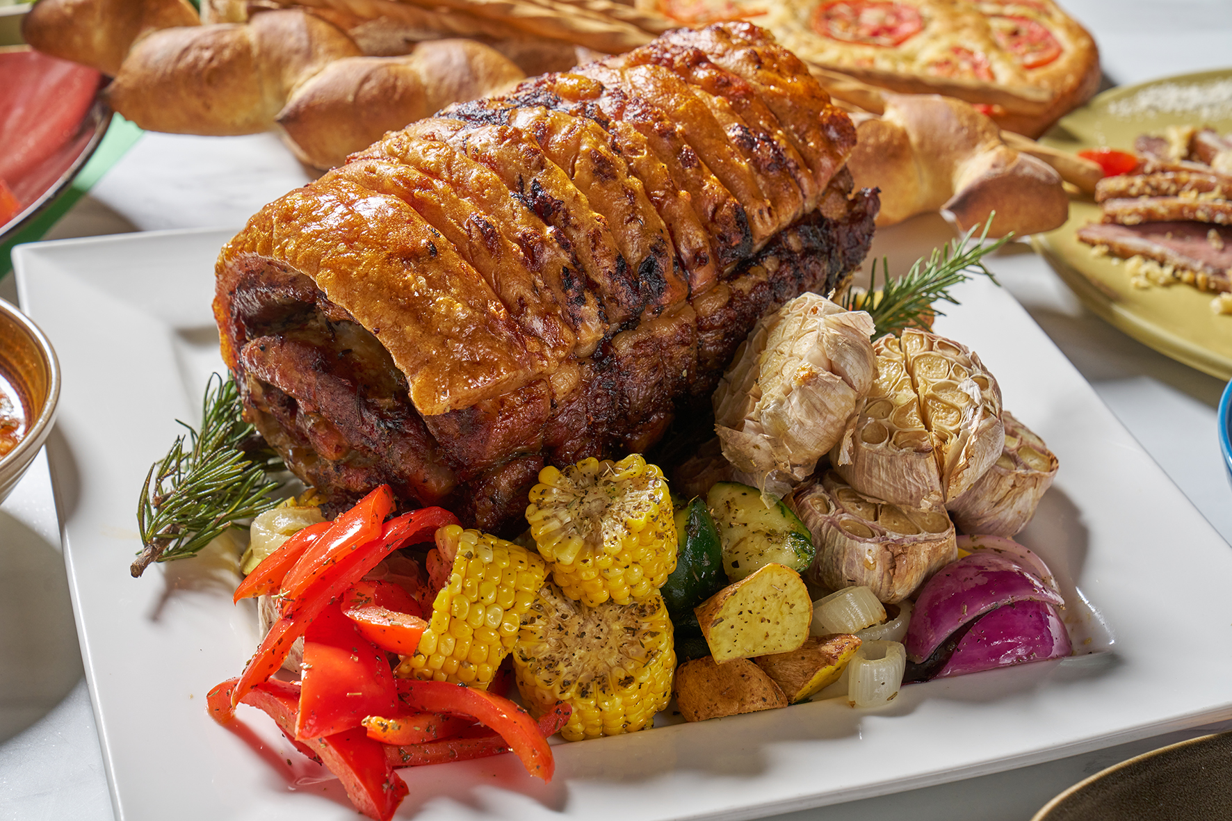 台北福華大飯店自助餐廳彩虹座推出期間限定「義大利美食節（La Cucina Italiana Un Viaggio Culinario）」。（台北福華大飯店提供）