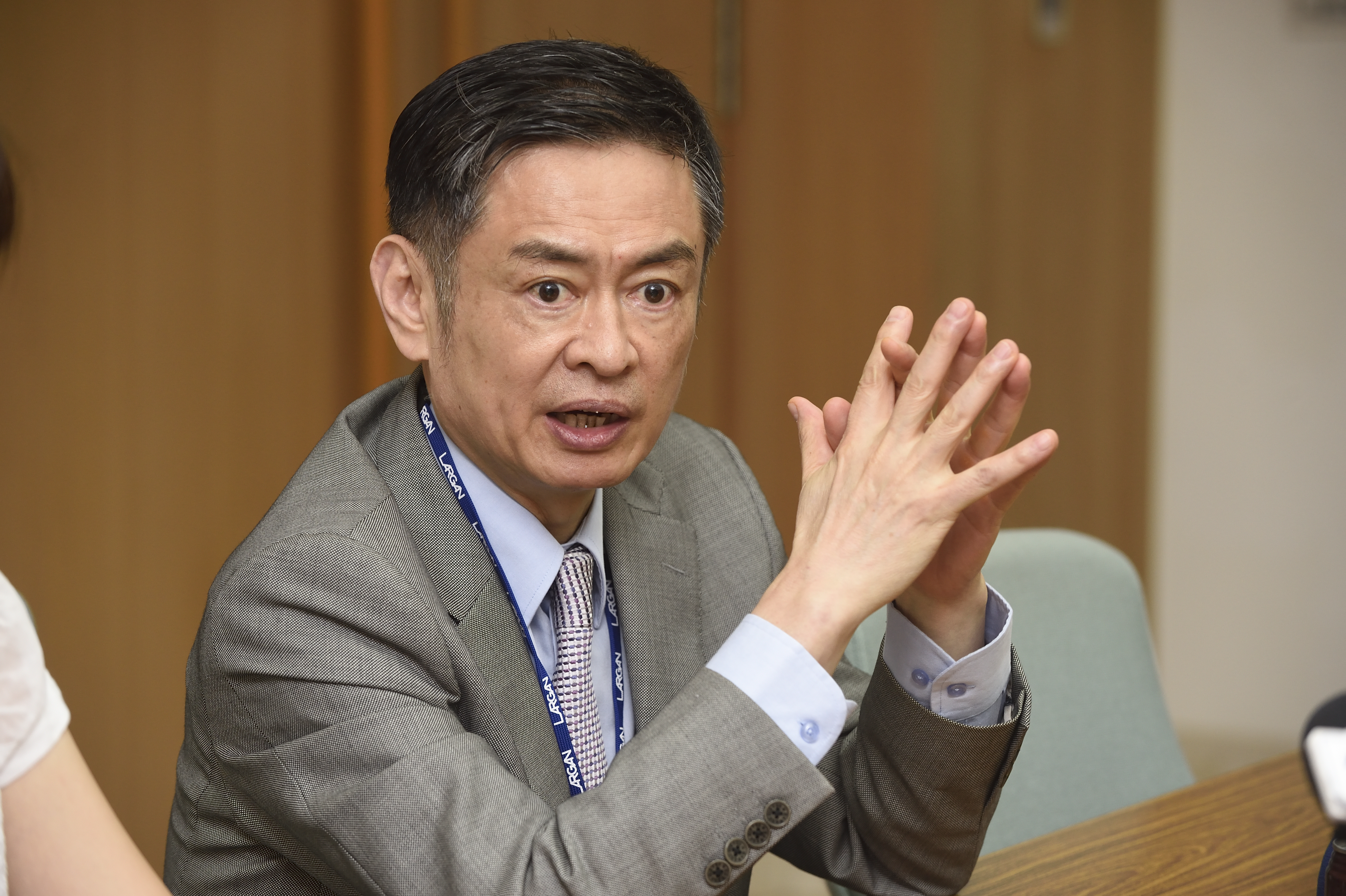 大立光11日舉行法說，法人關注焦點放在G+P混和鏡頭升級速度是否加快，對此，董事長林恩平（圖）保守看待。（本刊資料照）