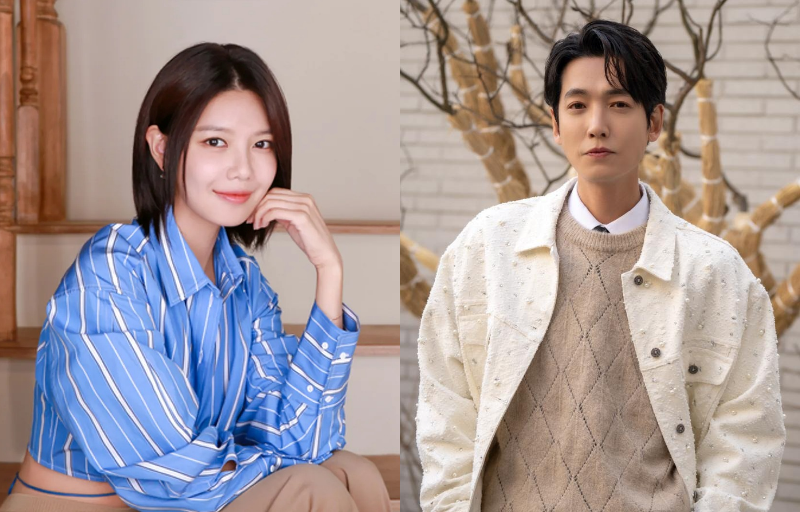 鄭敬淏與秀英相差7歲，相戀至今12年。（翻攝朝鮮體育報、NAVER NEWS）