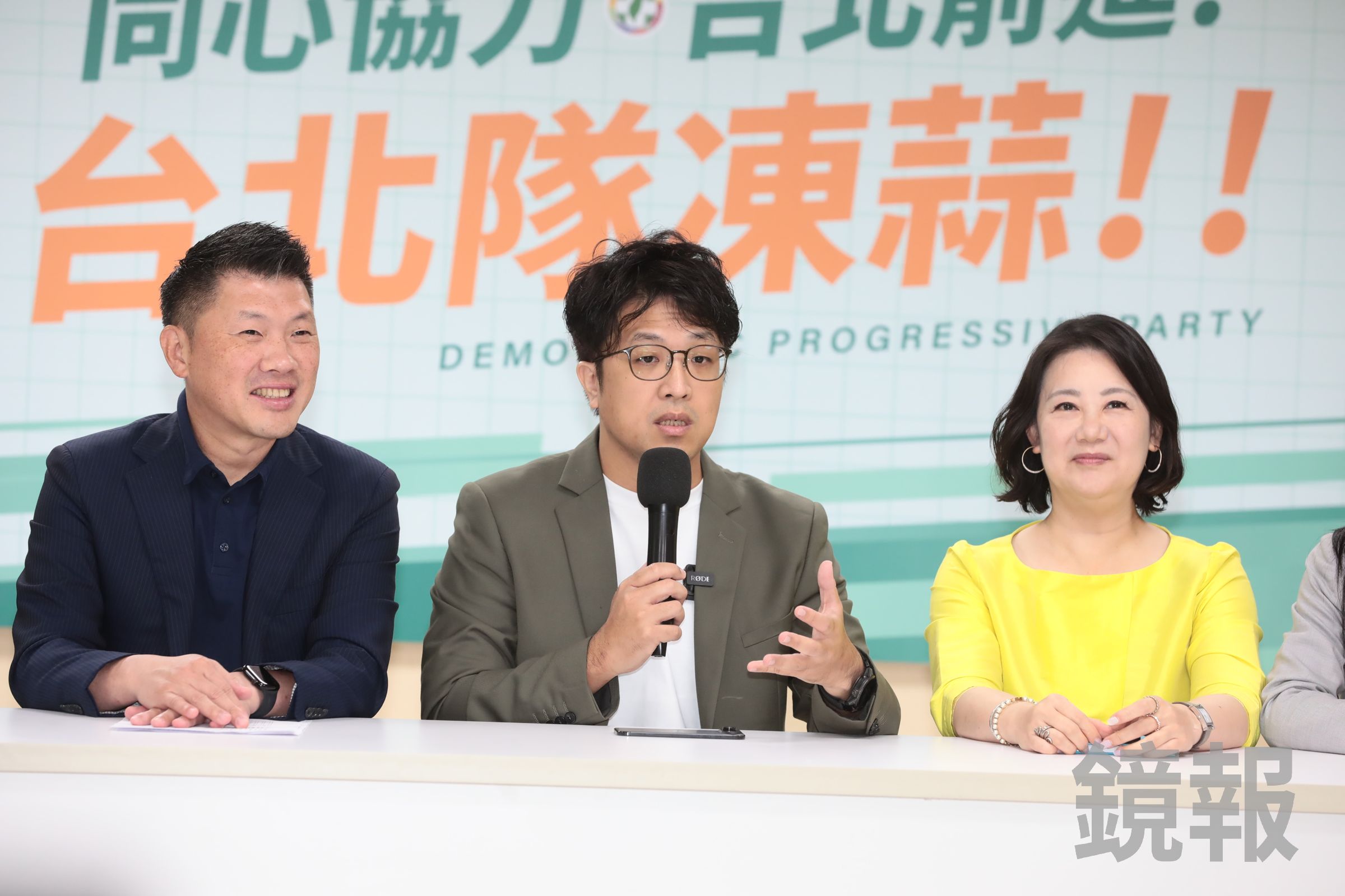 沈伯洋選台北市長國台辦氣炸怒嗆，本人反擊了。（鏡報林煒凱）