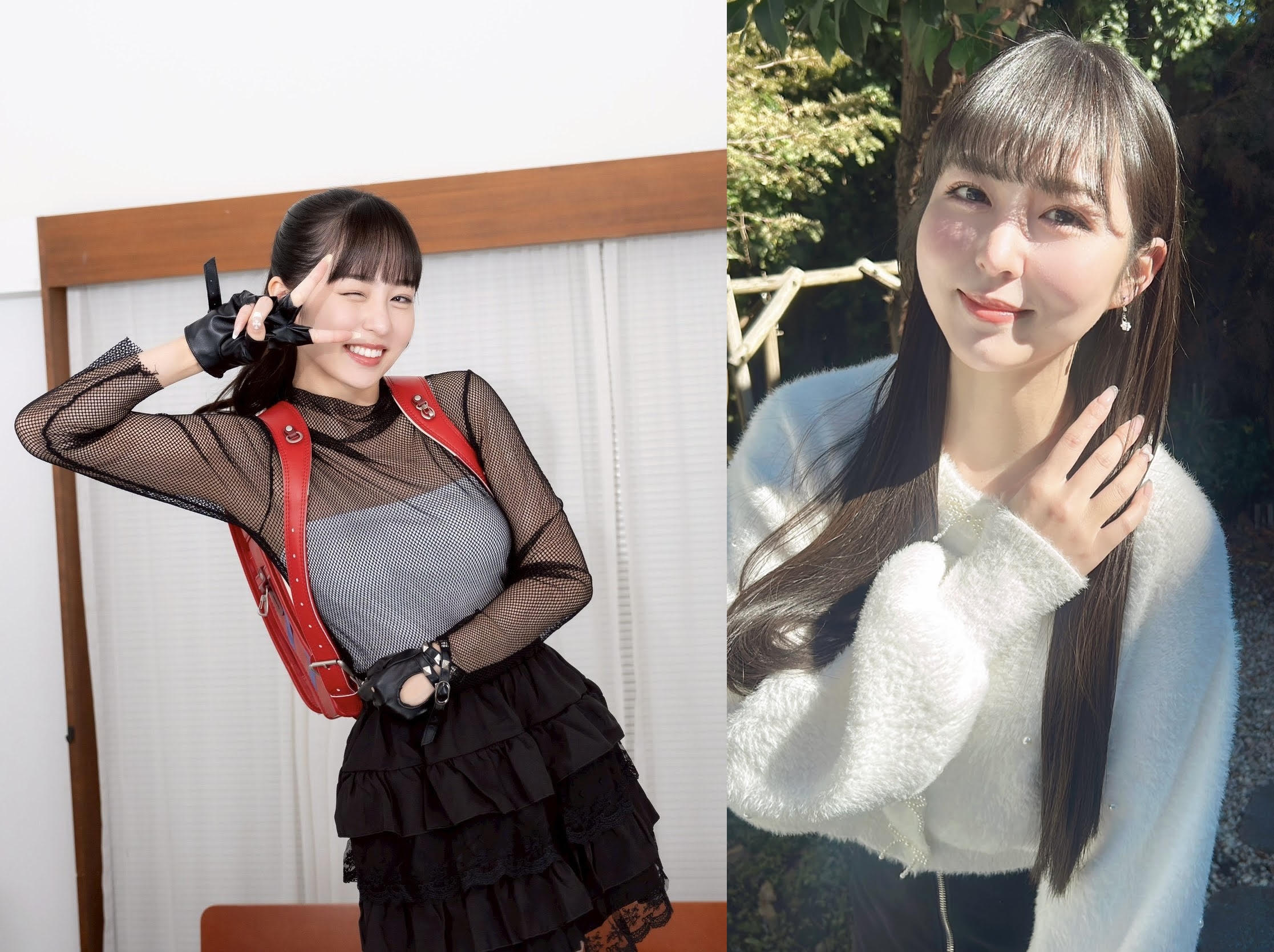 本城花曾有偶像活動經歷，近期出道拍AV。（翻攝X@mines_hanahonjo）