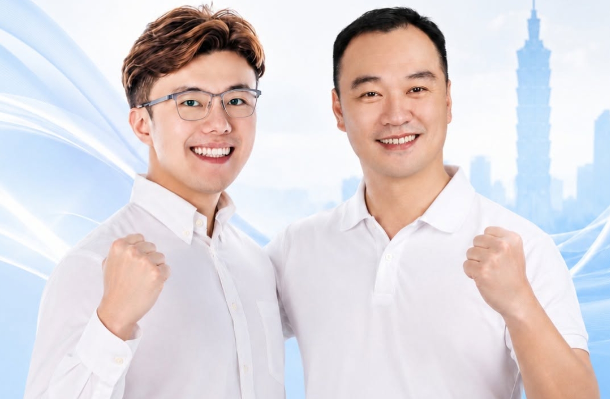佀廣洋黑歷史連發，桃園在地里長簡士強仍表態力挺。（翻攝自簡士強臉書）