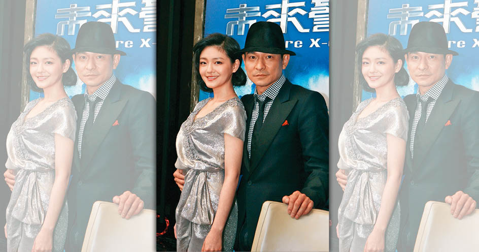 大S（左）堪稱「男神收割機」，劉德華（右）也曾是她的電影男主角，兩人於2010年合拍科幻警匪片《未來警察》。（東方IC）