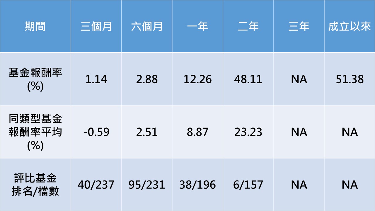 資料來源：投信投顧公會委託台大教授評比資料；資料日期：2025.02.28