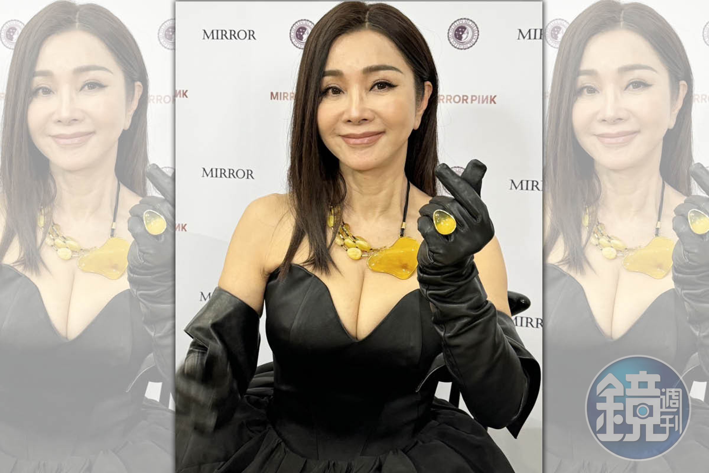 陳美鳳今天爆乳現身為珠寶代言。
