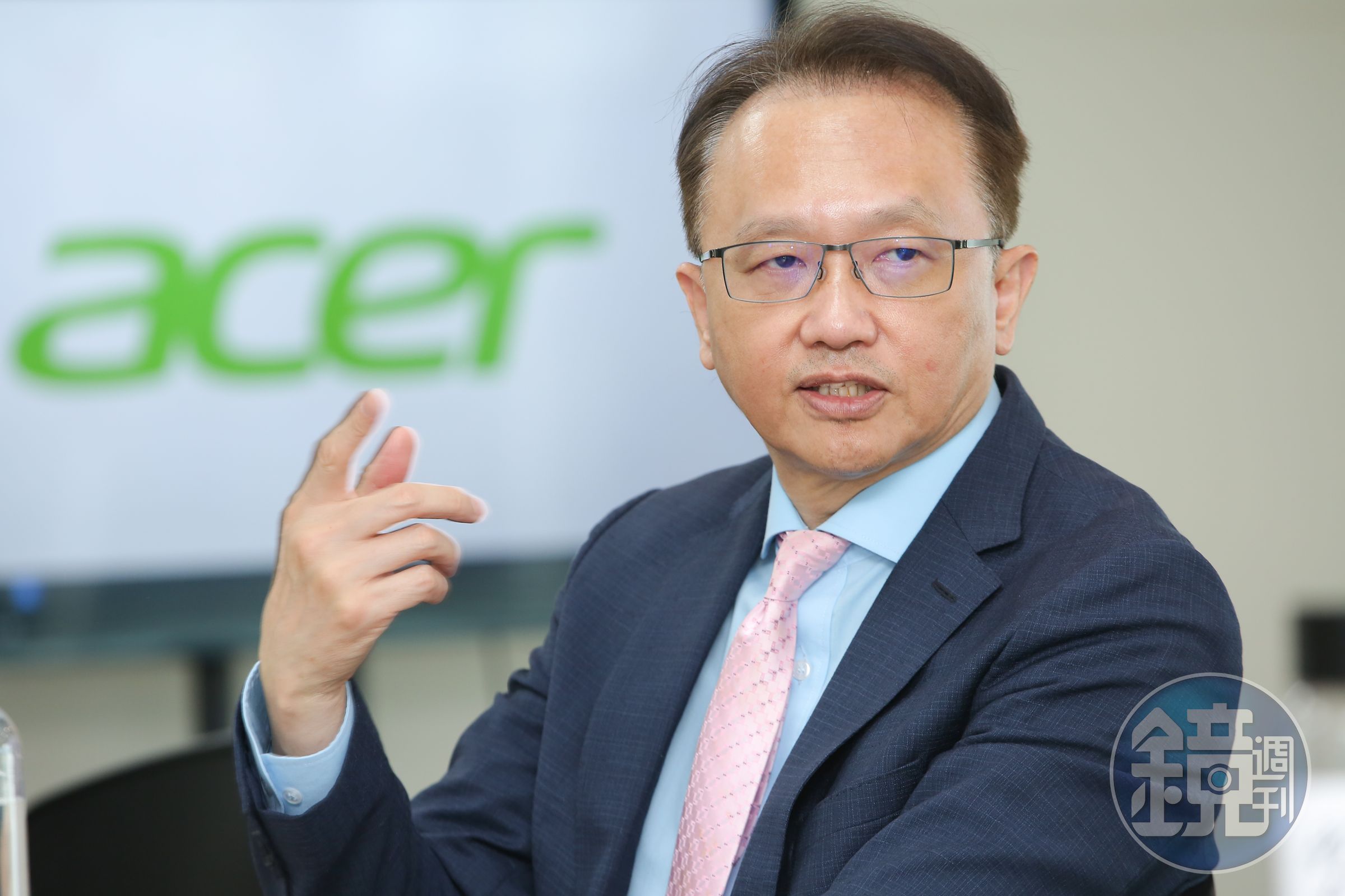 宏碁董事長陳俊聖今日下午,出席自家活動「2025龍騰微笑獎頒獎典禮暨茶會」。(本刊資料照)