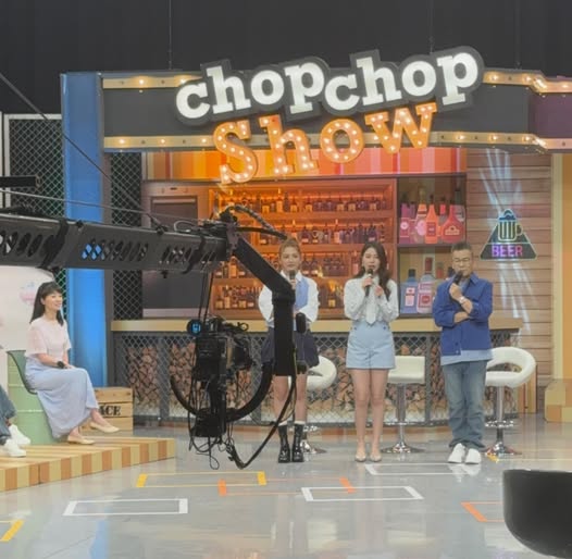 前立委高嘉瑜日前上TVBS《11點熱吵店》遇到主持人沈玉琳驚呼他暴瘦。（翻攝自臉書）