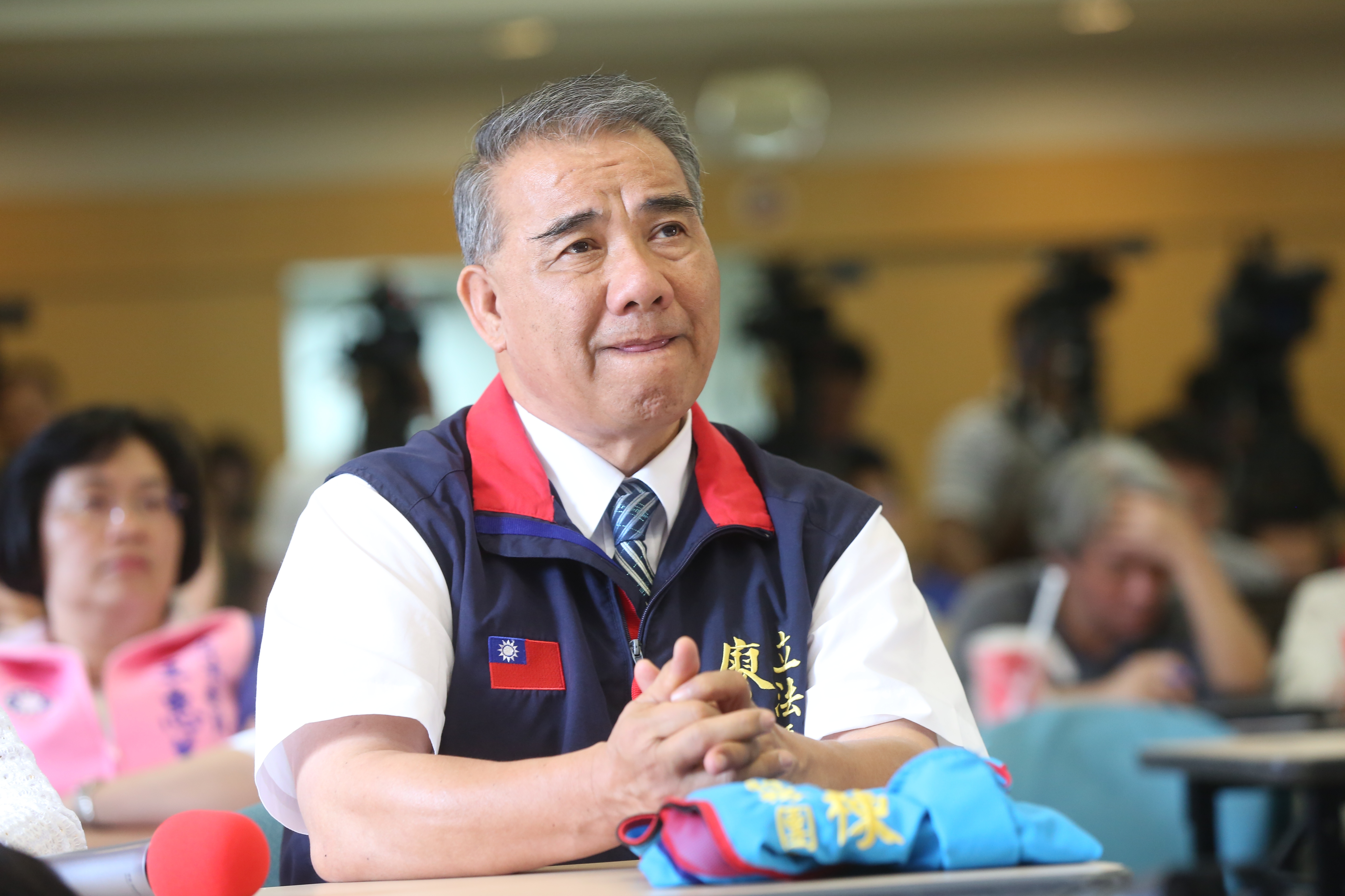 廖國棟（圖）矢口否認有收錢辦事，不過，丁復華在檢方偵查時坦承犯行，並緊咬廖國棟有拿錢。（本刊資料照）