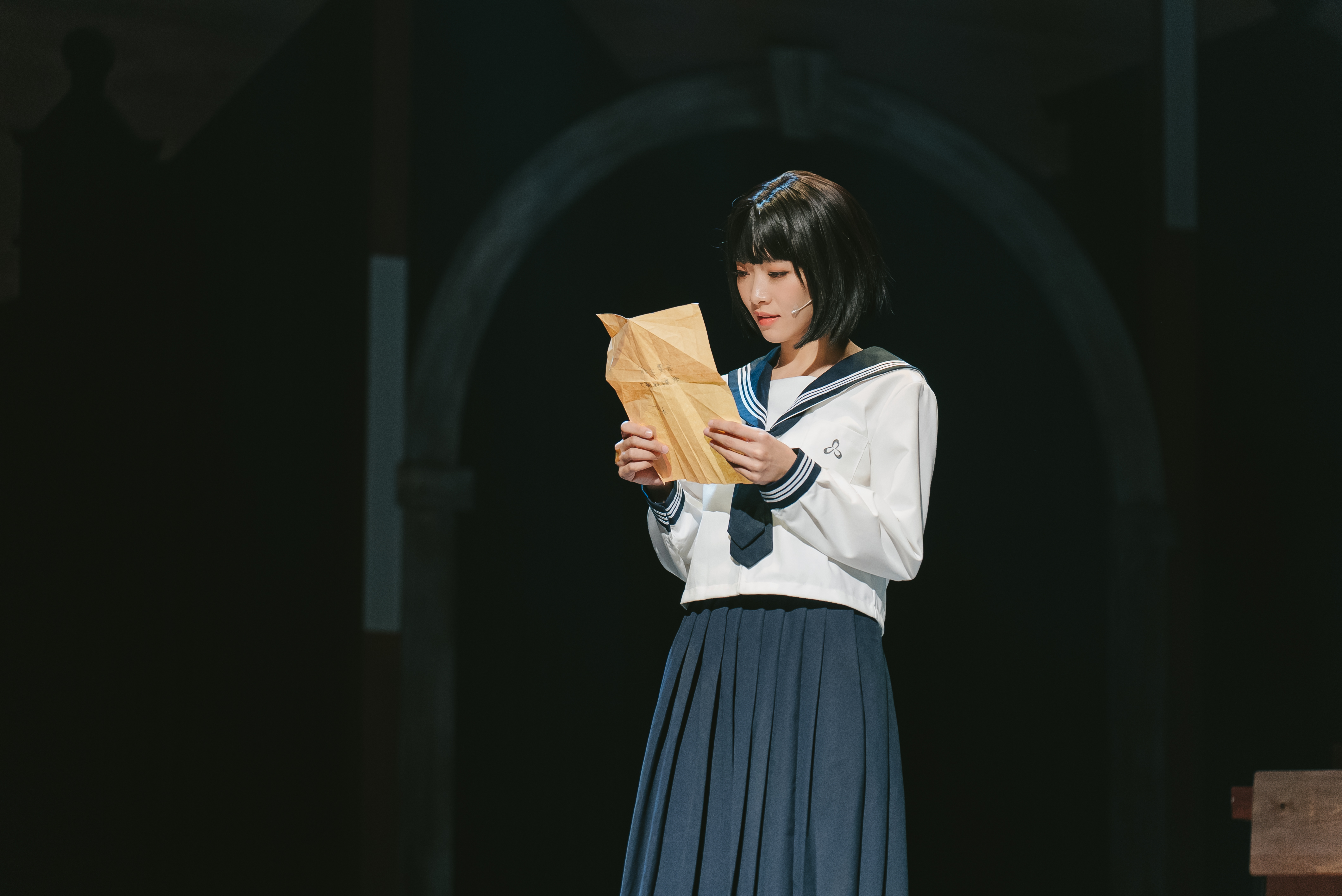 《台北大空襲》音樂劇將遊戲女主角「林清子」真人化。(三點水製藝文化提供)