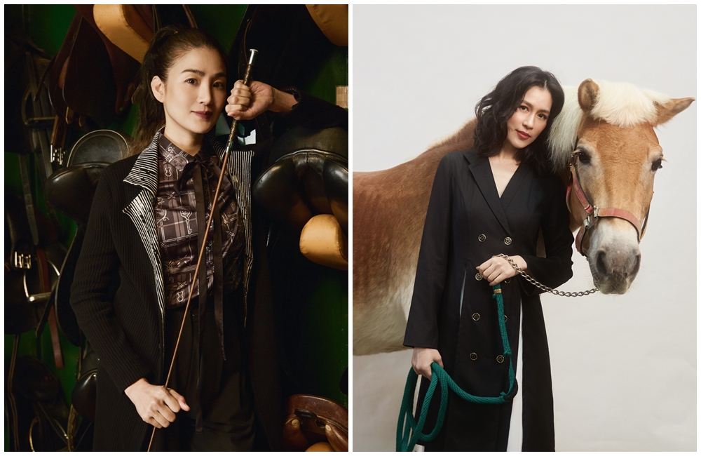 洪小鈴（左）產後復出竟是動作片。張家慧（右）在《如果我不曾見過太陽》演出。（幸星娛樂提供）