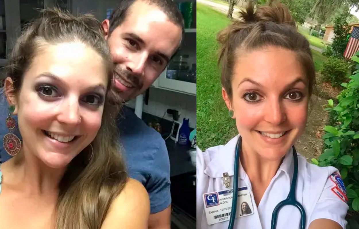 艾莉西斯色誘繼子上床，沒想到被突然返家的老公當場抓包。（翻攝X@porqueTTarg）