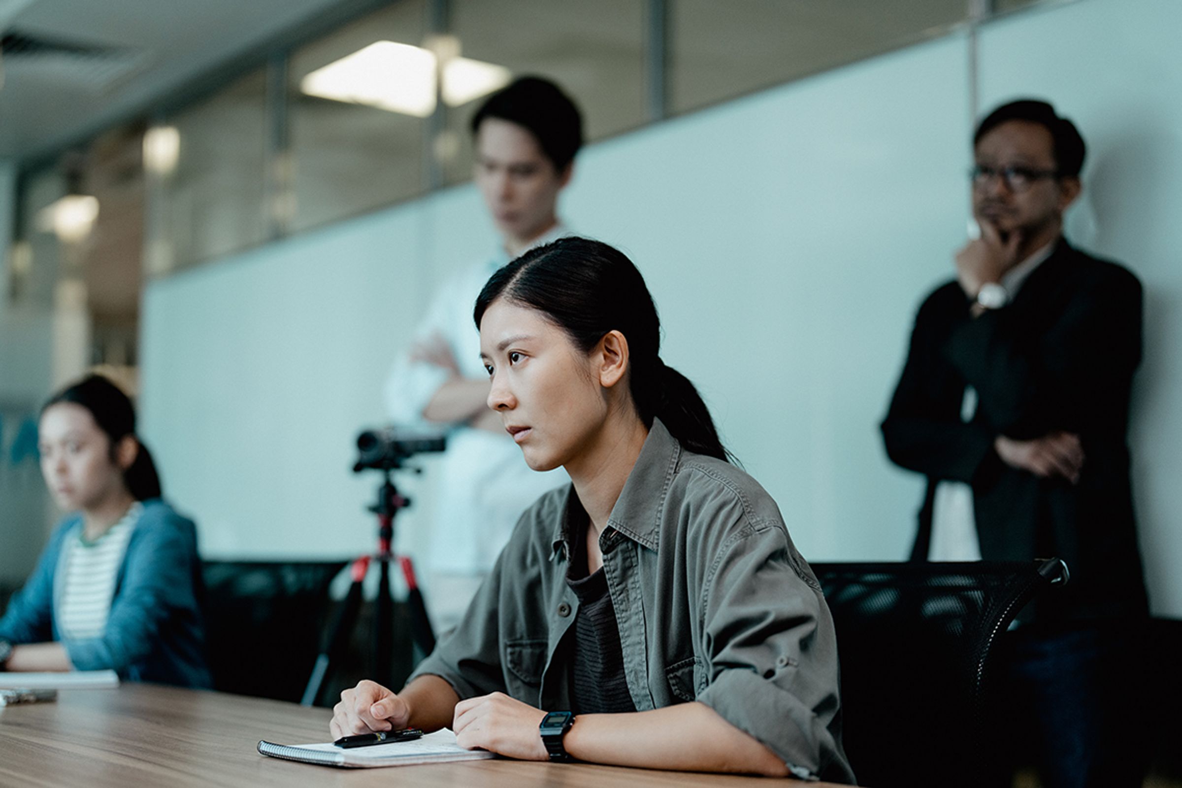 余香凝在香港新生代女星中頗被看好,《白日之下》的女記者角色可以看見她演技的成熟。(双喜提供)