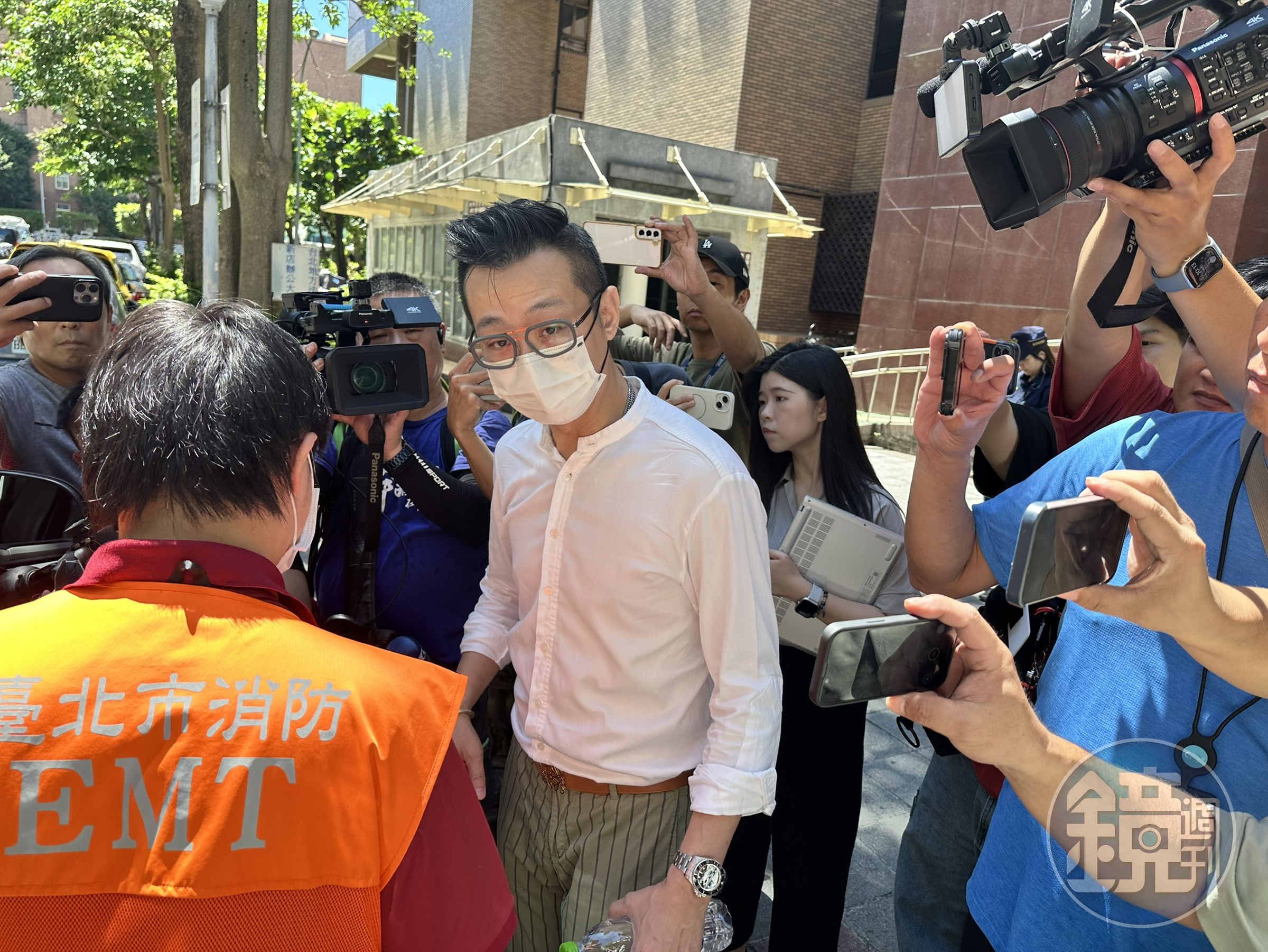 彭振聲律師李岳洋表示彭振聲向台北地院請假獲准。