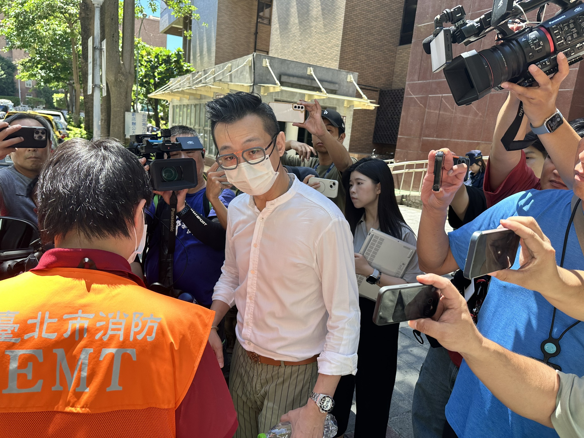 彭振聲律師李岳洋表示彭振聲向台北地院請假獲准。