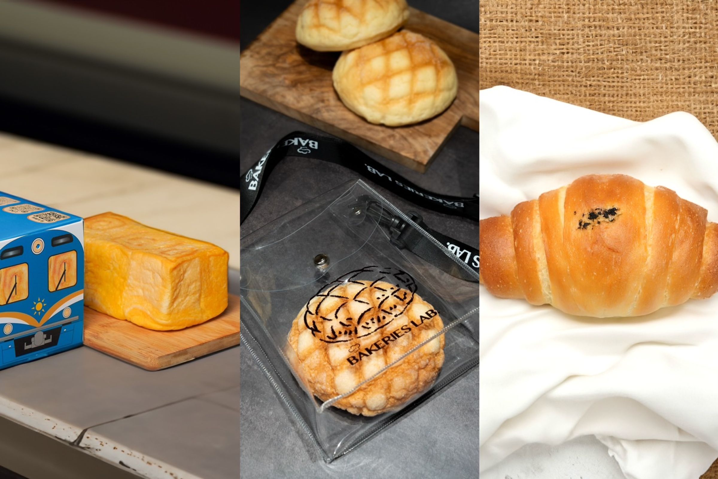 「釛 匠研所 Bakeries Lab.」最具人氣的品項包含「菠蘿麵包」、「吐司系列」與「可頌系列」。（釛 匠研所 Bakeries Lab.提供）