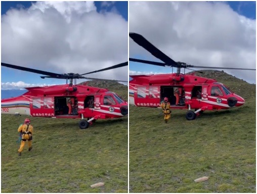 南投縣信義鄉可樂可樂安山16日發生山難，8歲男童報案獲救，不過阿公與其女山友卻身亡。（圖：取自消防署特種搜救隊 NFA Special Search & Rescue Team）