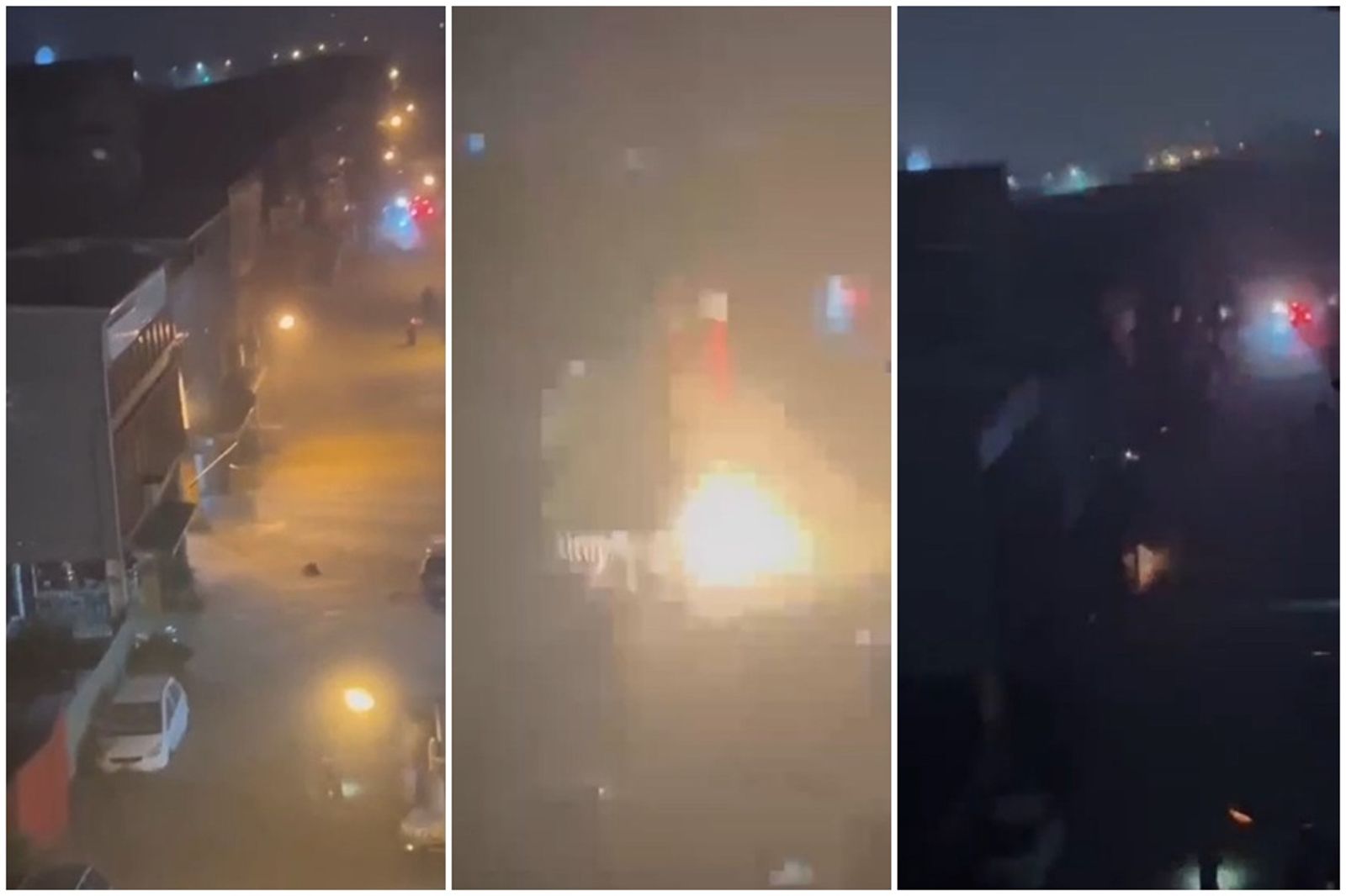 有片/蘇澳暴雨成災 變電箱起火爆炸「整條街全黑」