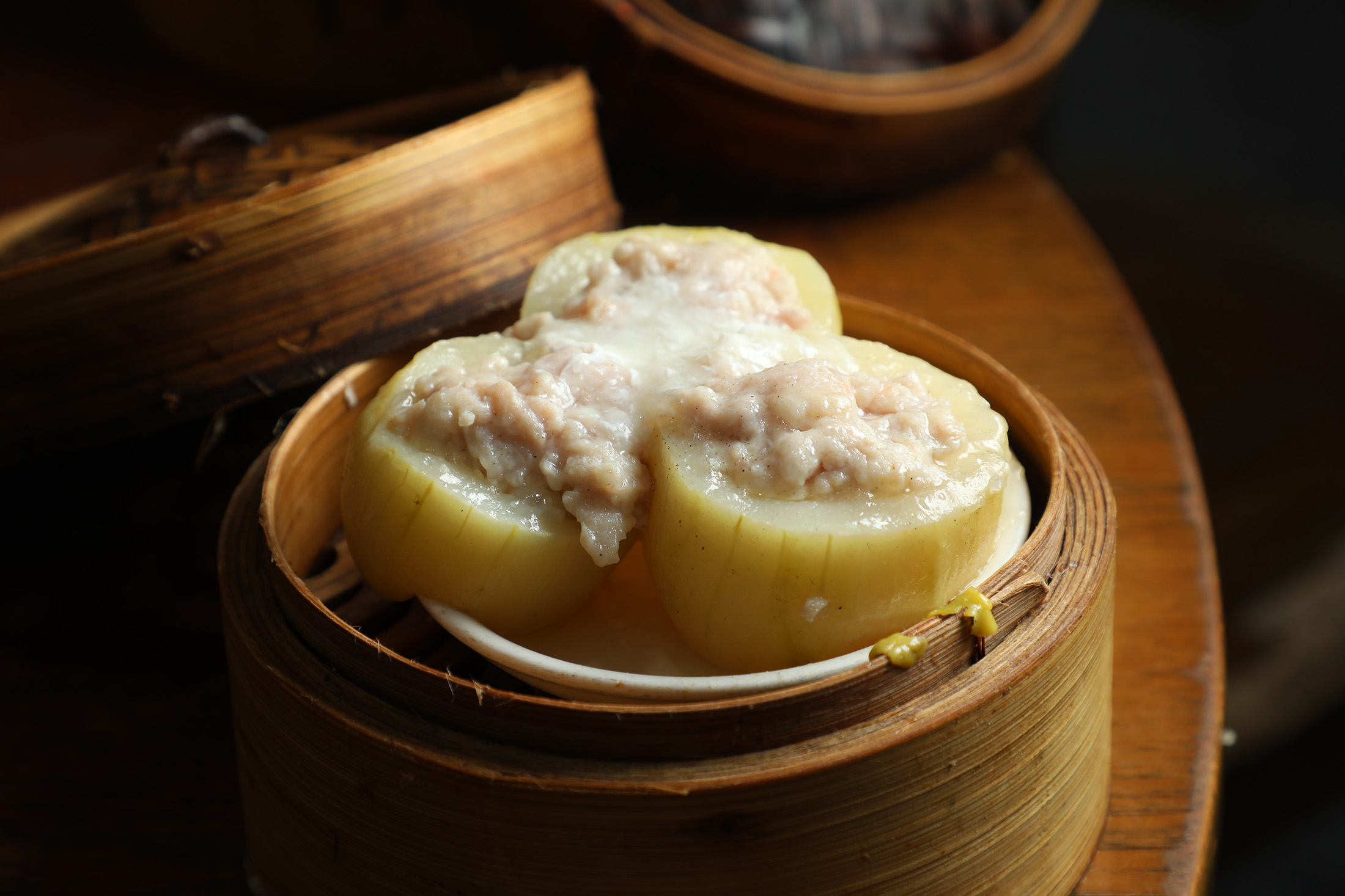 風味清爽的「櫛瓜堡」，是點心區的驚喜之作。（港幣26元／份，約NT$99）
