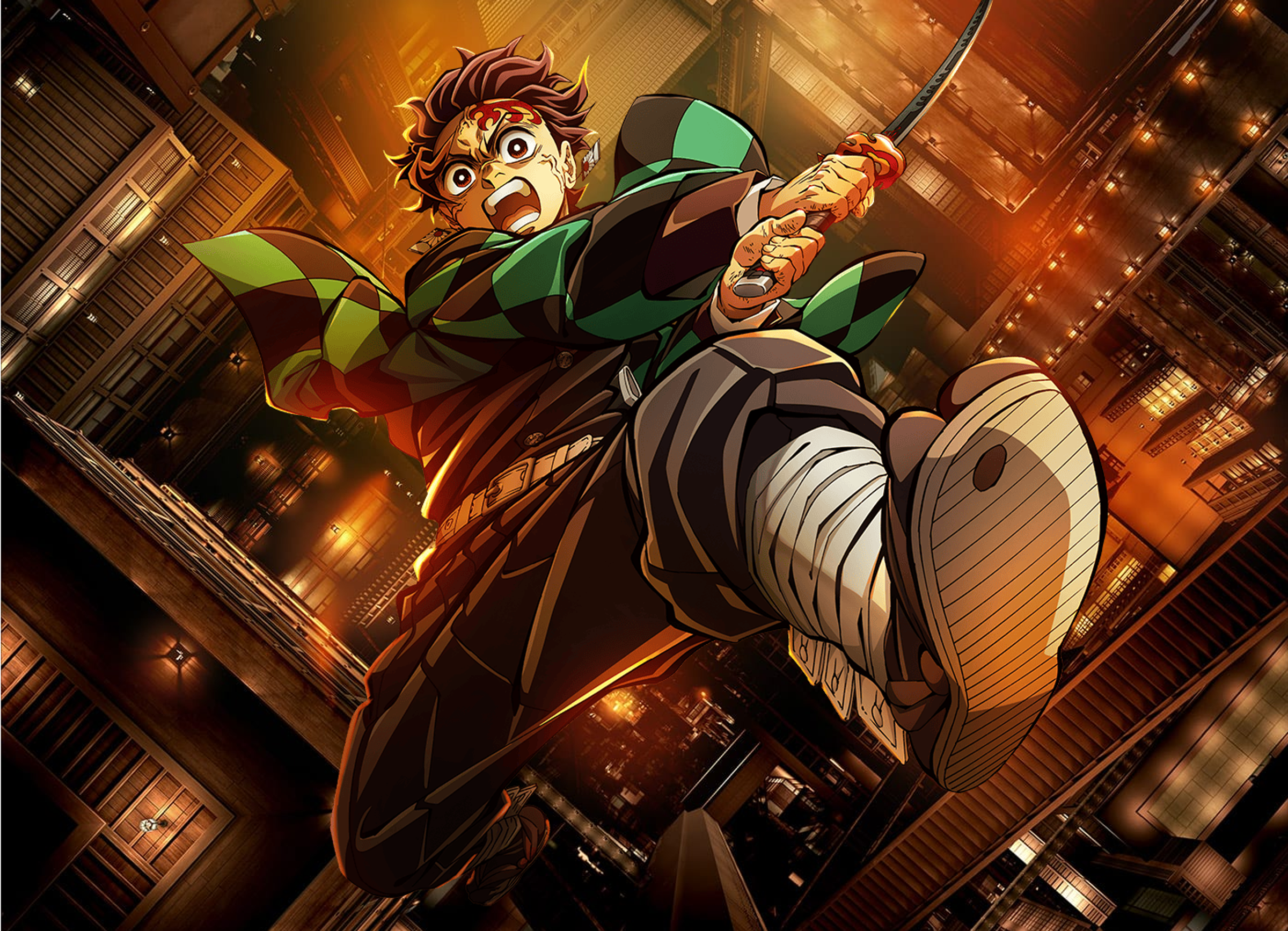 《鬼滅之刃》改編動畫後爆紅,為製作公司Aniplex帶來龐大收益。(翻攝自劇場版「鬼滅の刃」無限城編 公式サイト)