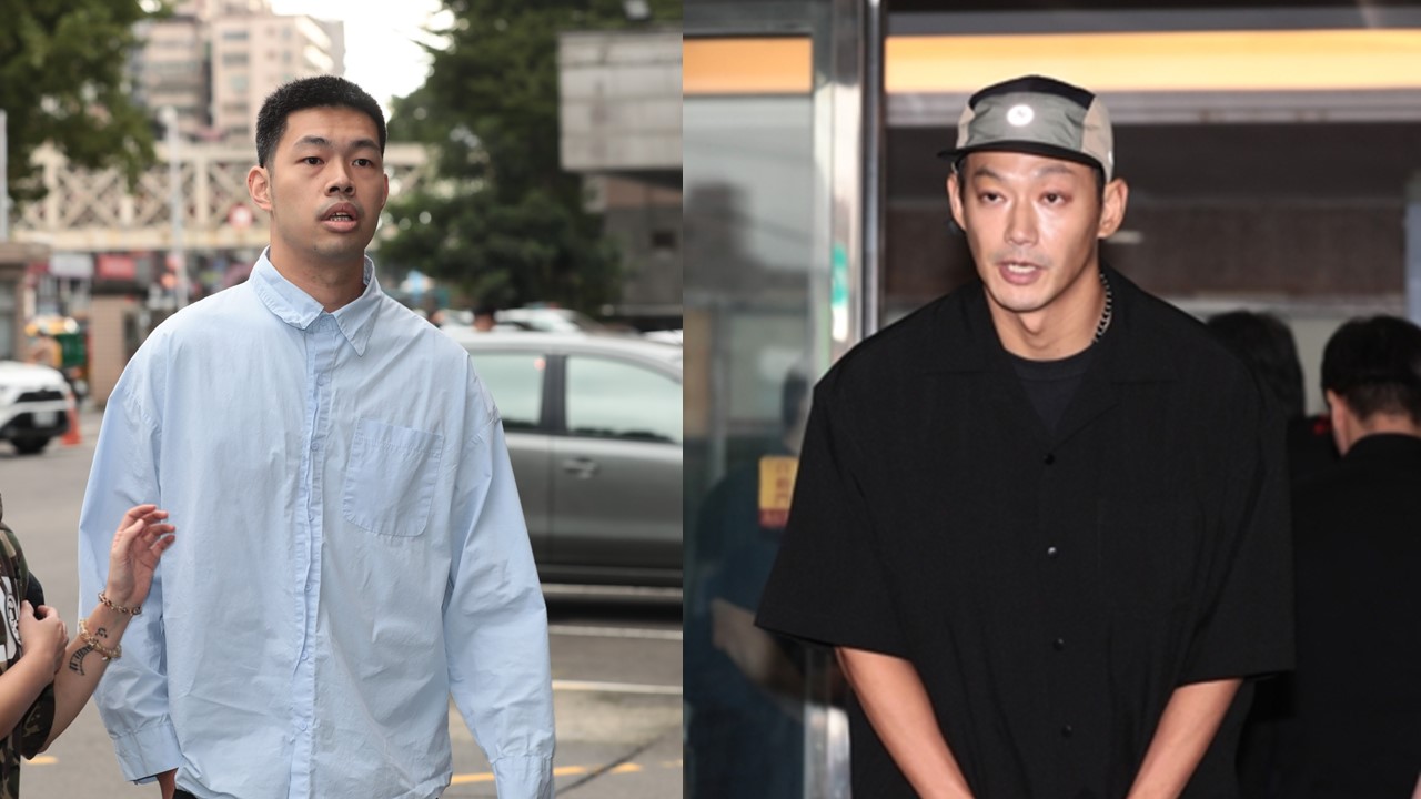 陳大天（左）與威廉（右）稍早接受媒體聯訪。（合成圖， 鏡報林煒凱）