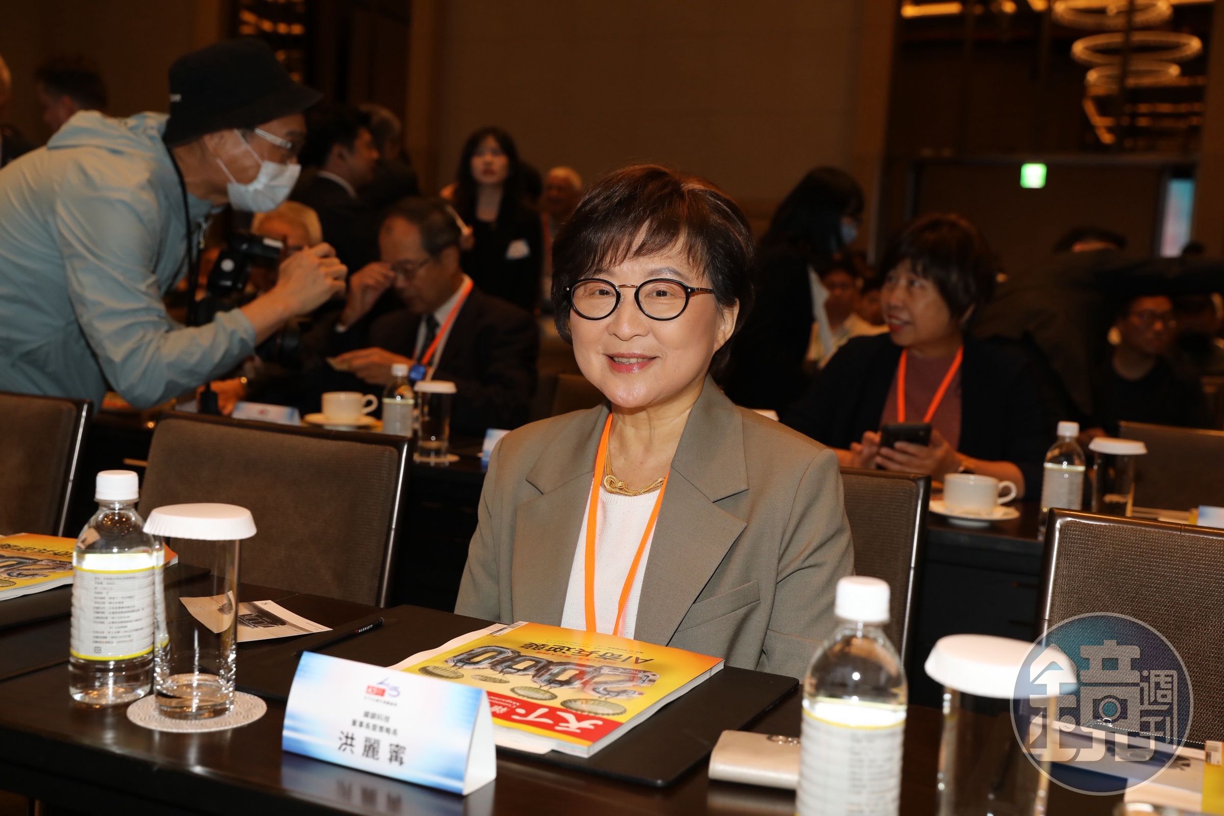 緯穎董事長洪麗寗今(22)日出席媒體論壇活動並參與對談。
