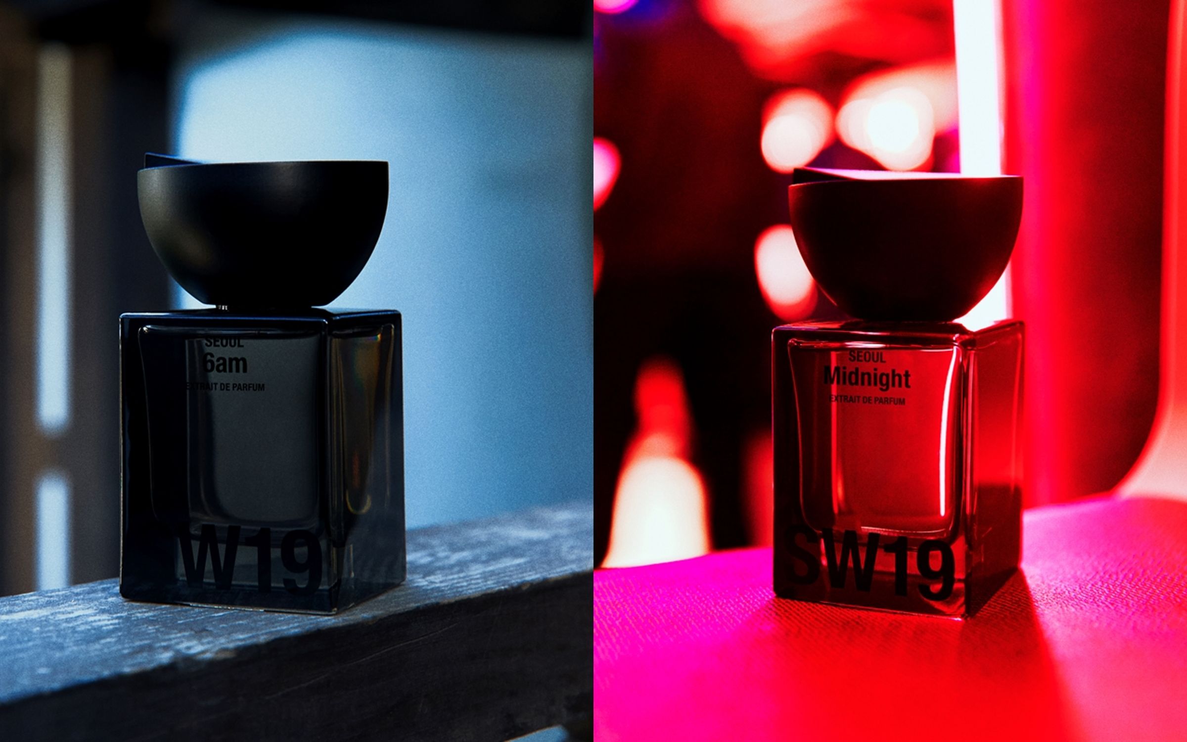 SW19首爾系列(左)6am清晨香氛、(右)Midnight午夜香氛。各100ml∕NT$7,980(PLAISIR提供)