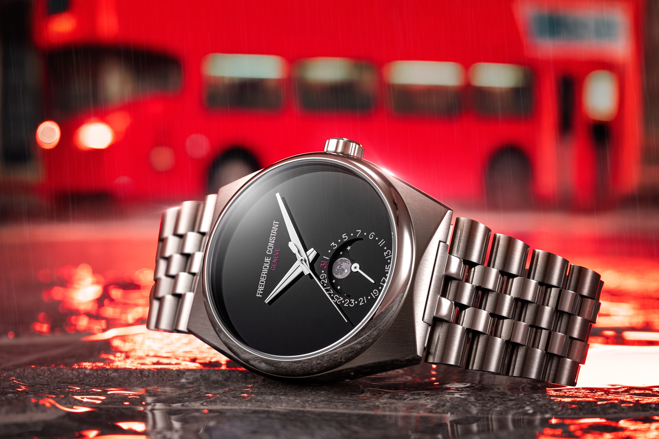 新錶2025/極簡美學的深度觀!「康斯登 x Time+Tide」Highlife Moonphase Date Manufacture – Onyx Moon