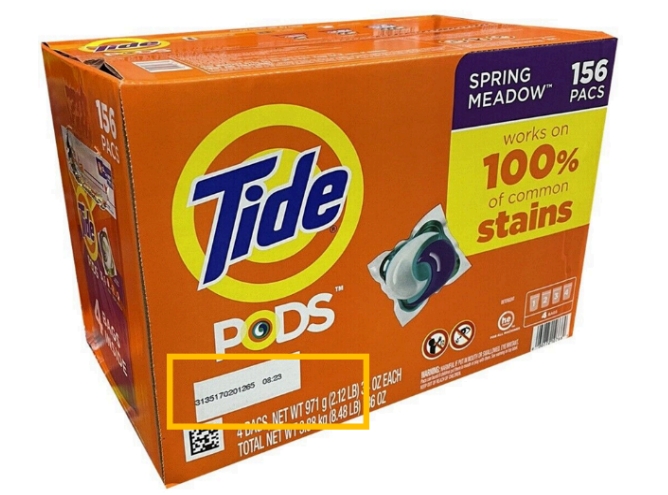 「汰漬（Tide）洗衣膠囊春天草地香」有瑕疵，好市多公布「這期間購買」開放退貨。（翻攝自好市多官網）