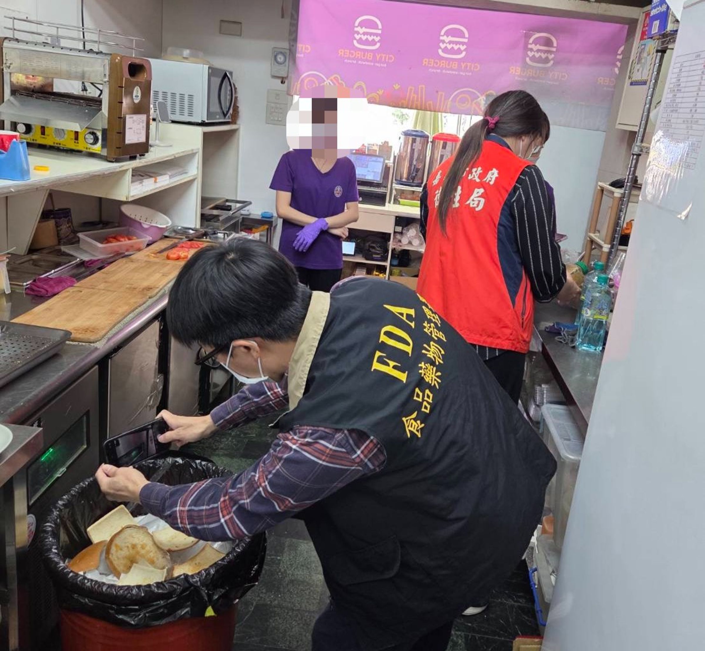 食藥署執行早餐餐飲業專案稽查,總計稽查全台239家早餐餐飲業者。食藥署提供
