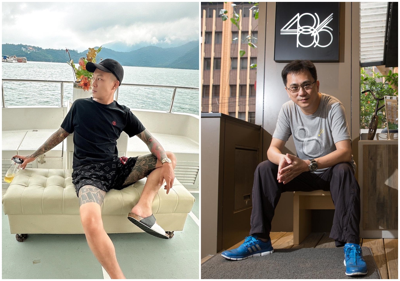 「486先生」陳延昶（右）今不滿po文，希望某網路媒體不要再刊登鳳梨（左）的事。（翻攝自鳳梨臉書／本刊資料照）