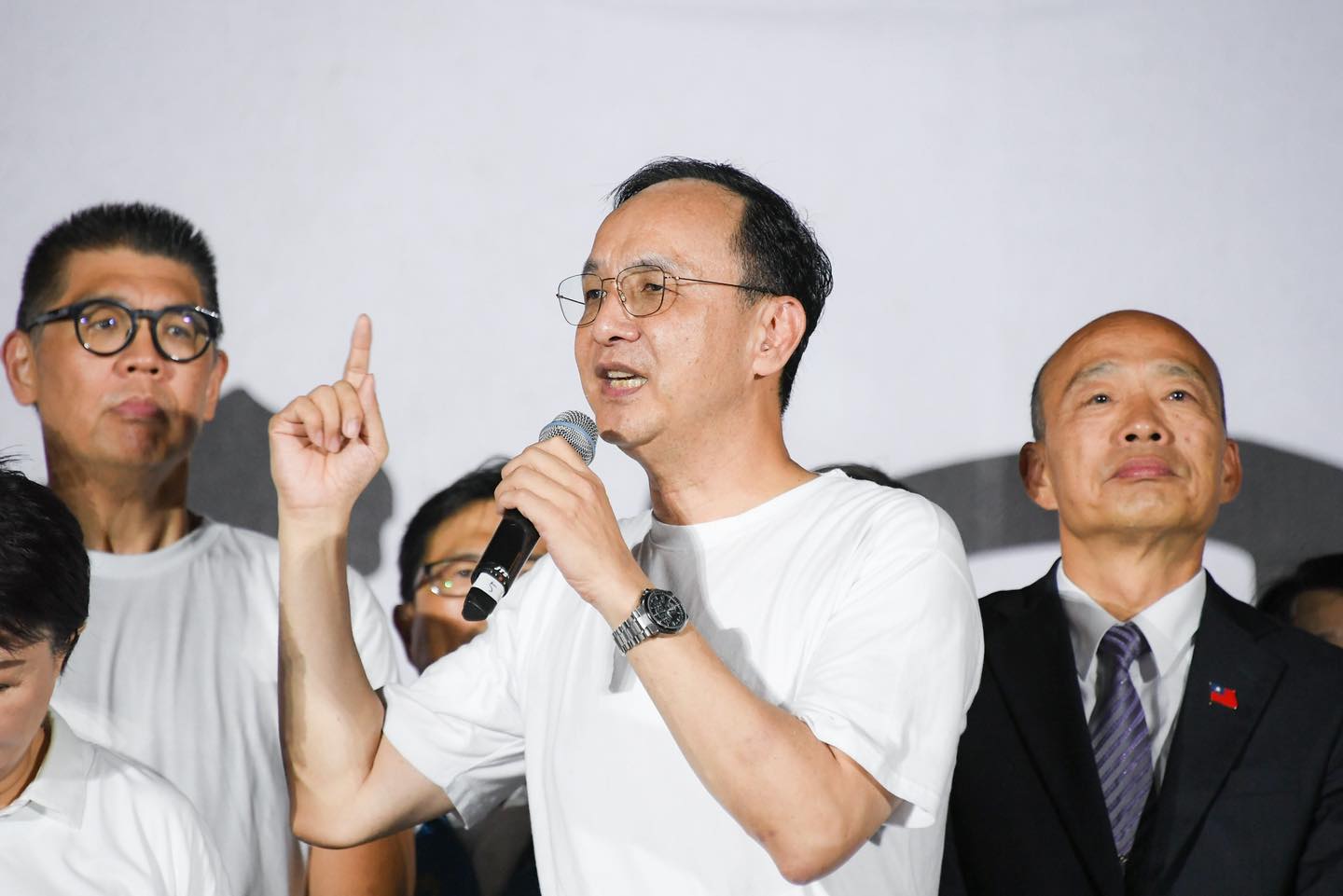 朱立倫直指，美對台關稅加匯損仍然是32%。（翻攝朱立倫臉書）