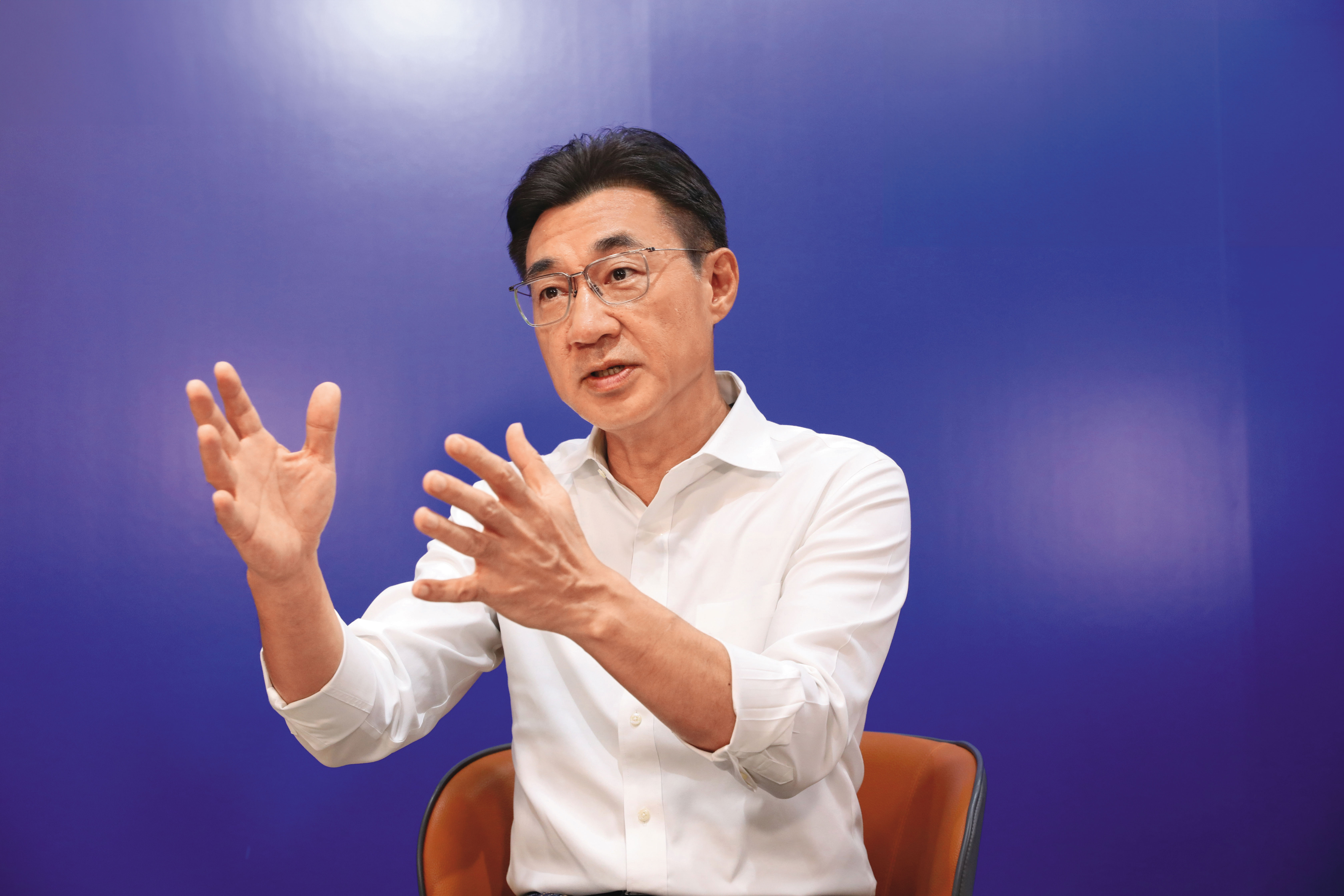 江啟臣接受本刊專訪表示,他8年來持續做好競選台中市長的準備。