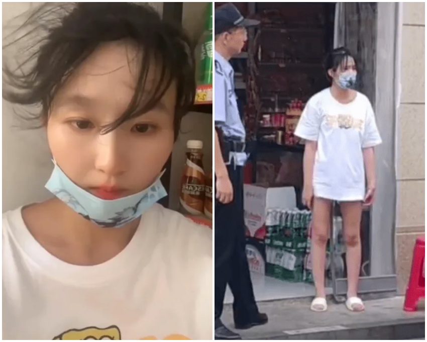 老闆娘近日哭訴,自己爆紅後有許多人到她的店裡騷擾她,已嚴重影響生活。(翻攝自微博)