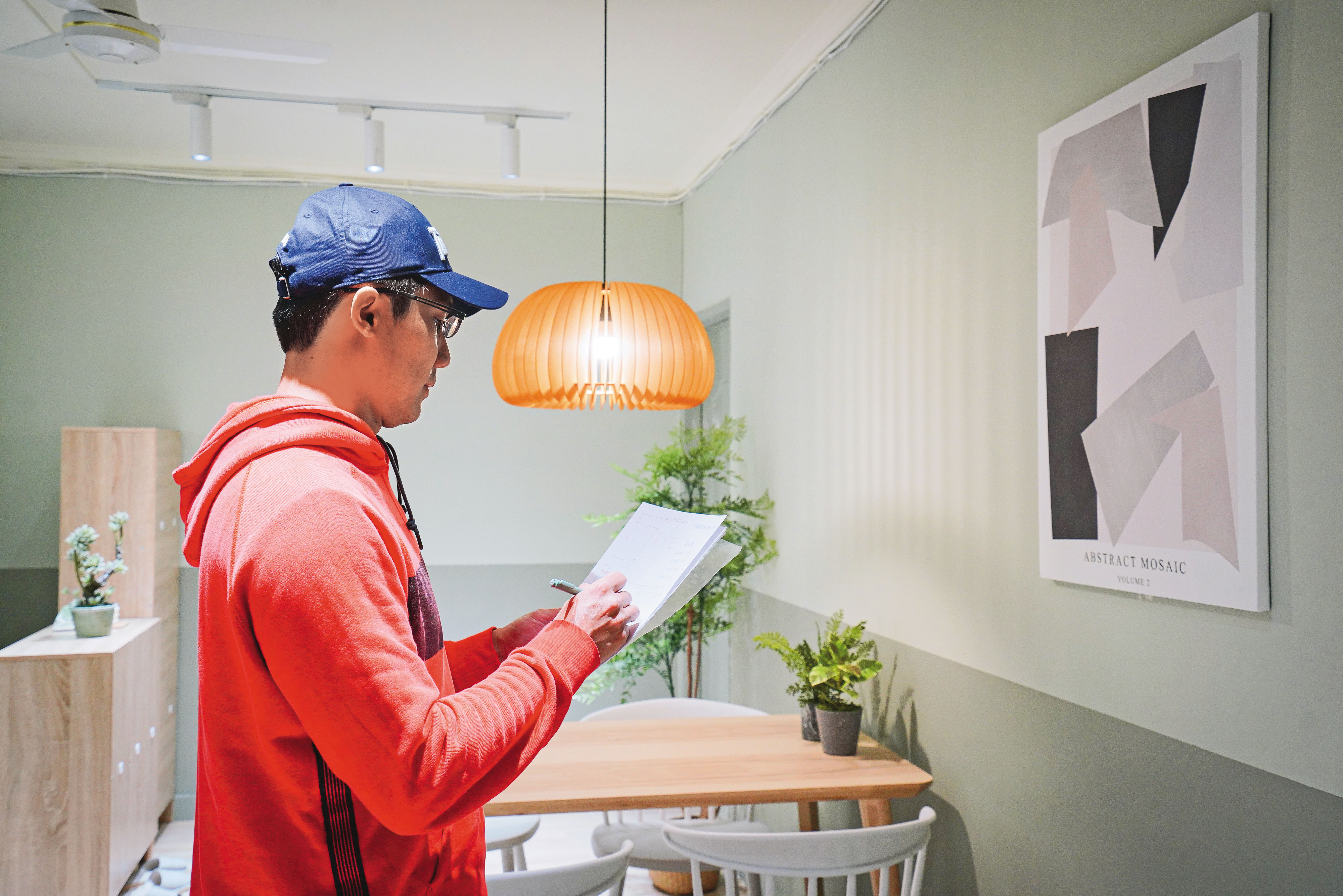 艾德華經常思考如何將房客的居住空間做得更人性化、更精緻。