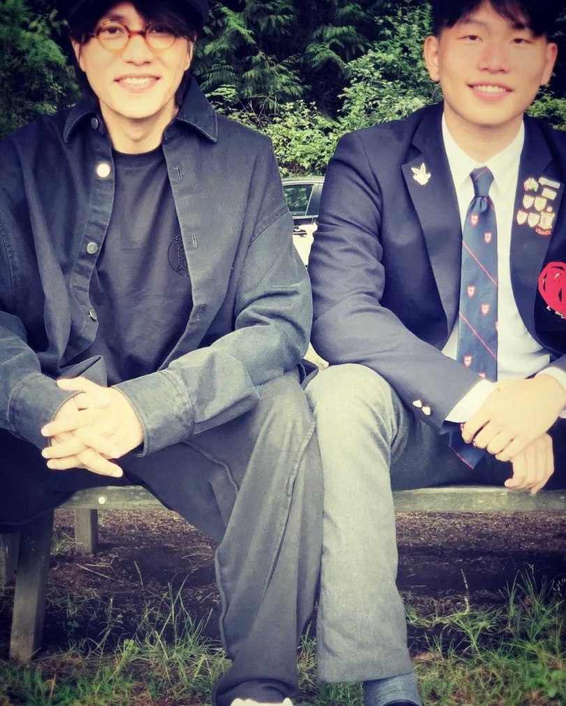 陳坤承認已有兒子時，小孩已經10歲。（翻攝自陳坤微博）